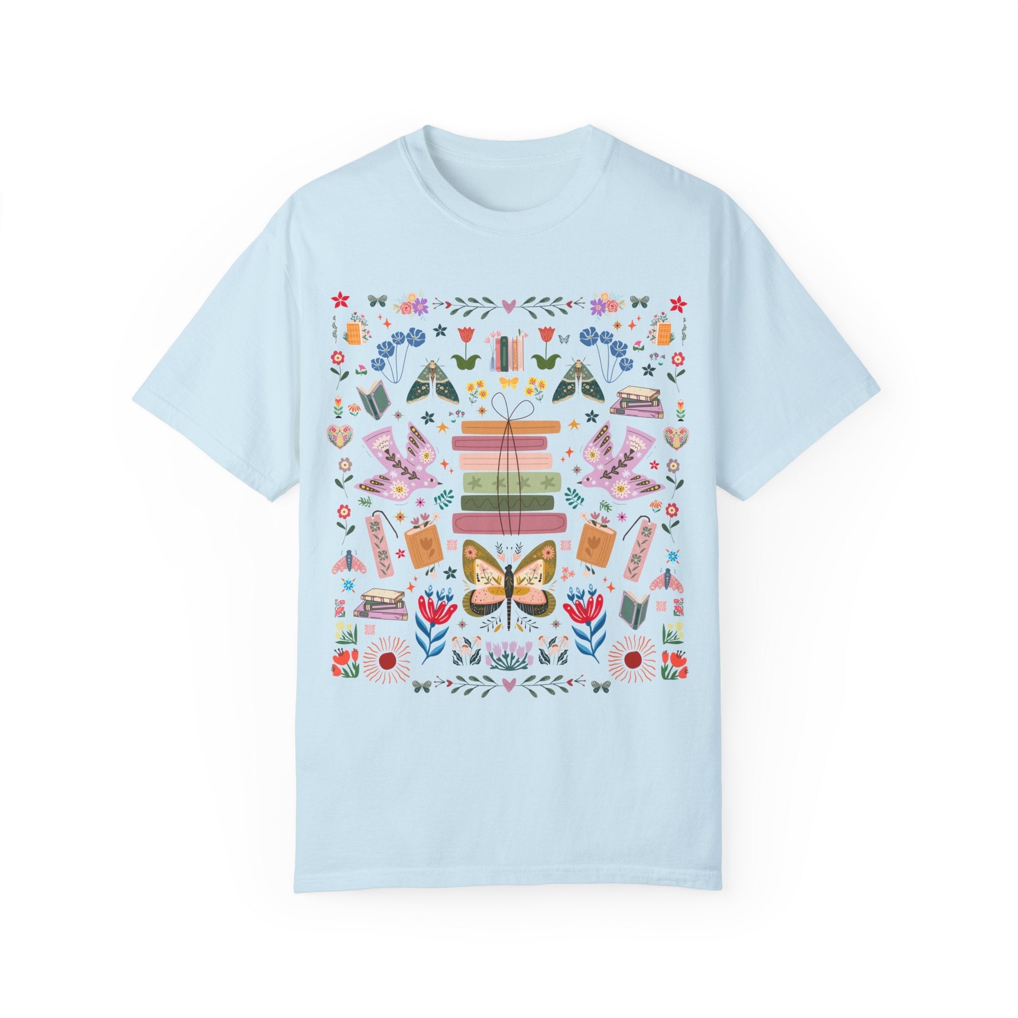 Bookish Folk Art Tee - Opal and June