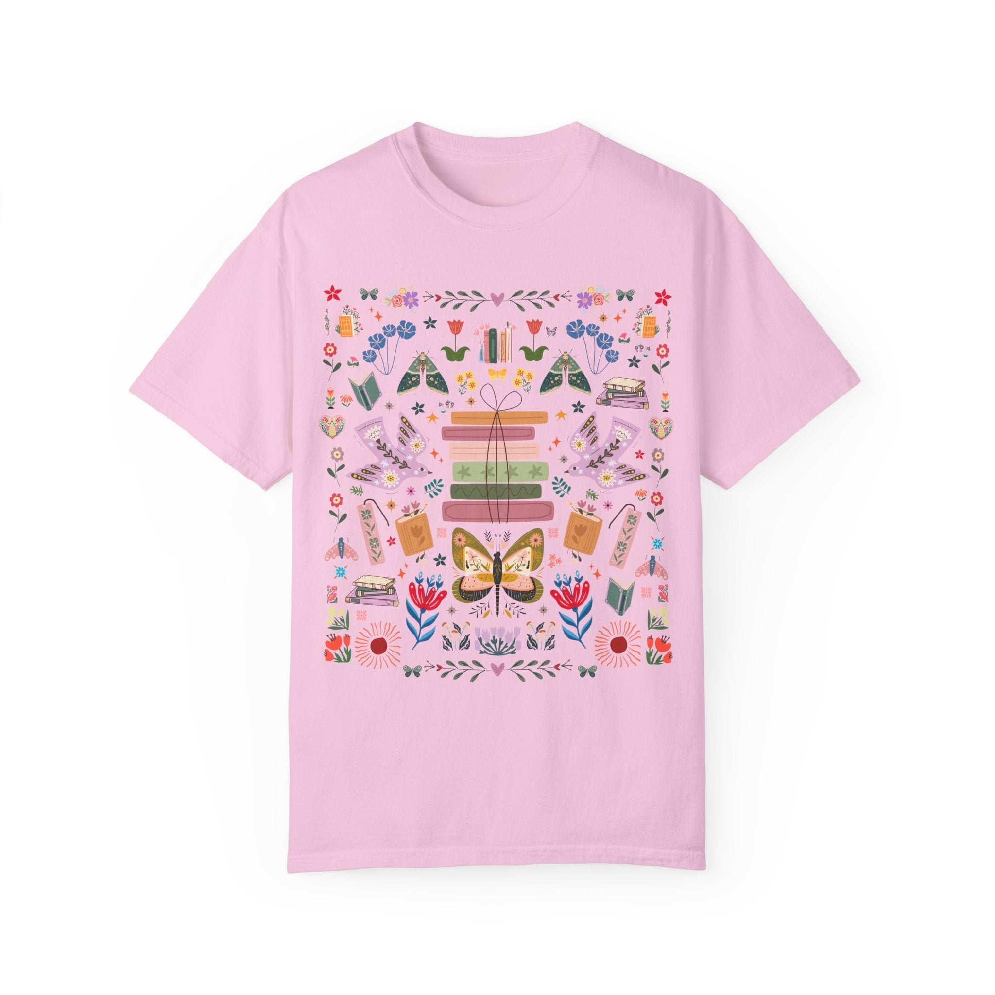 Bookish Folk Art Tee - Opal and June
