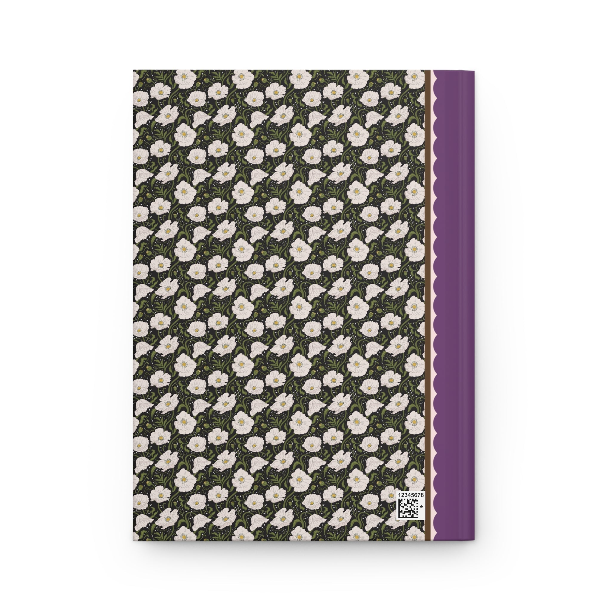 Bookish Halloween Teacher Notebook with Cute Floral Ghost Holding Books, Silly Dreamcore Book Lover Gift for Spooky Season, 90s Throwback - Opal and June