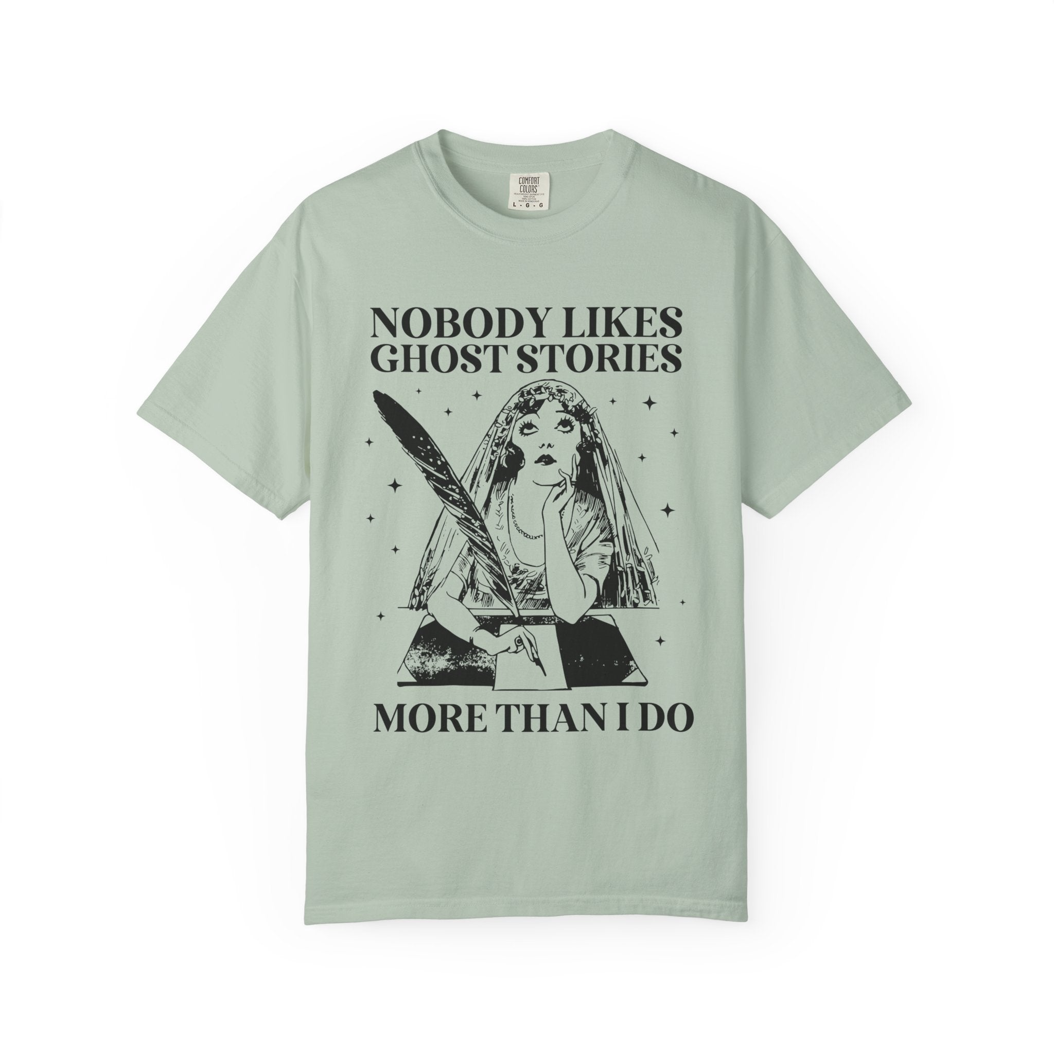 Bookish Halloween Tee Shirt for Horror Book Author or Friend Who Loves Ghost Stories, Funny Book Lover Gift Idea for Spooky Season or Fall - Opal and June