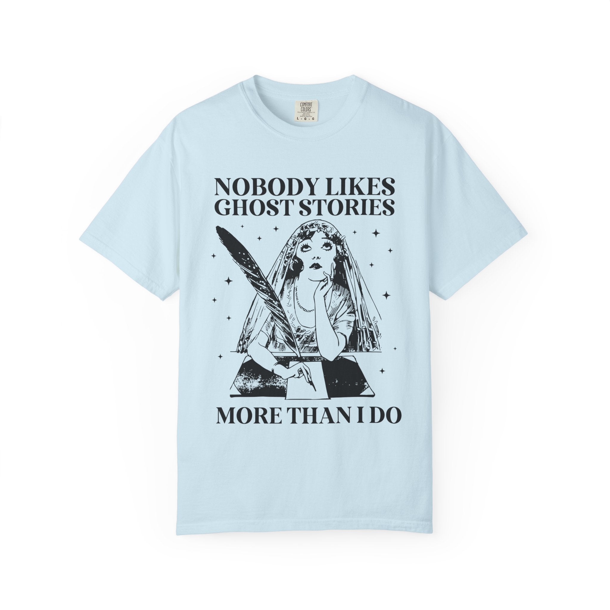 Bookish Halloween Tee Shirt for Horror Book Author or Friend Who Loves Ghost Stories, Funny Book Lover Gift Idea for Spooky Season or Fall - Opal and June