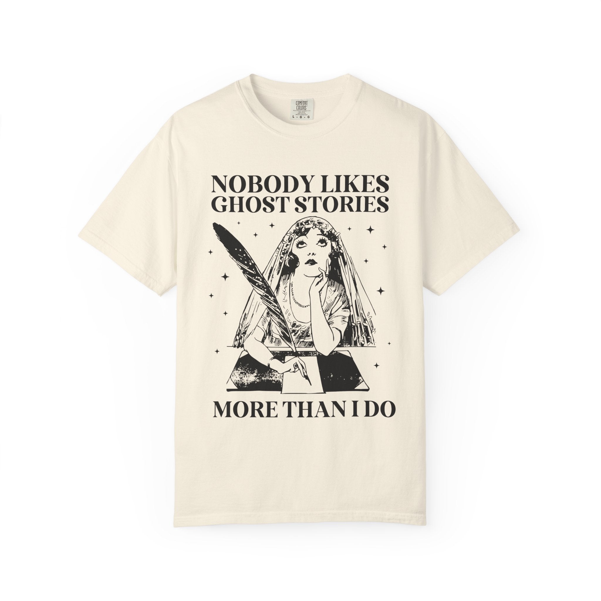 Bookish Halloween Tee Shirt for Horror Book Author or Friend Who Loves Ghost Stories, Funny Book Lover Gift Idea for Spooky Season or Fall - Opal and June