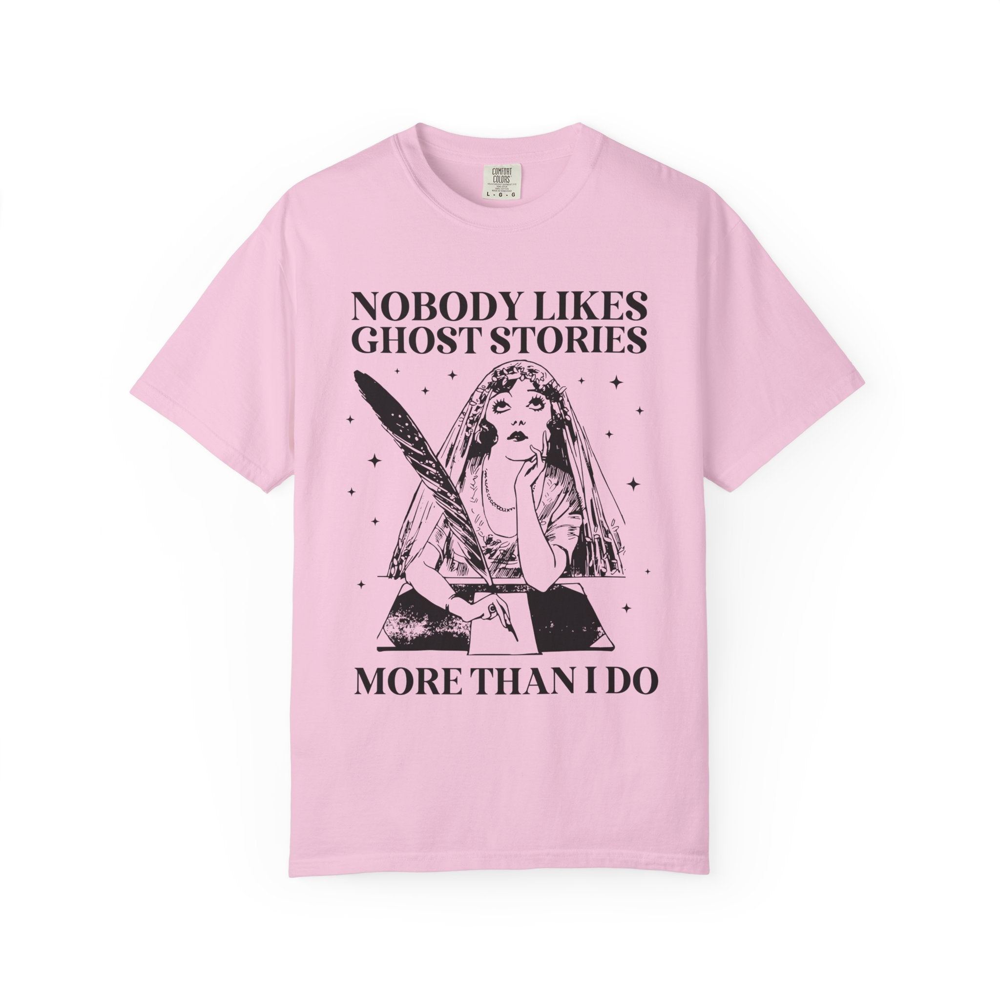 Bookish Halloween Tee Shirt for Horror Book Author or Friend Who Loves Ghost Stories, Funny Book Lover Gift Idea for Spooky Season or Fall - Opal and June