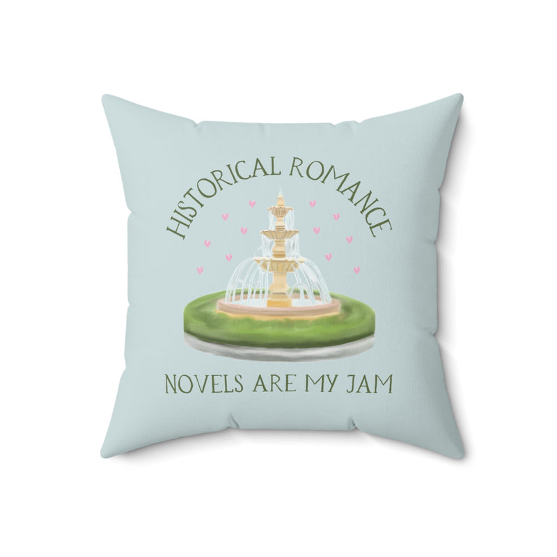 Bookish Historical Romance Pillow: Historical Romance Novels Are My Jam - Opal and June