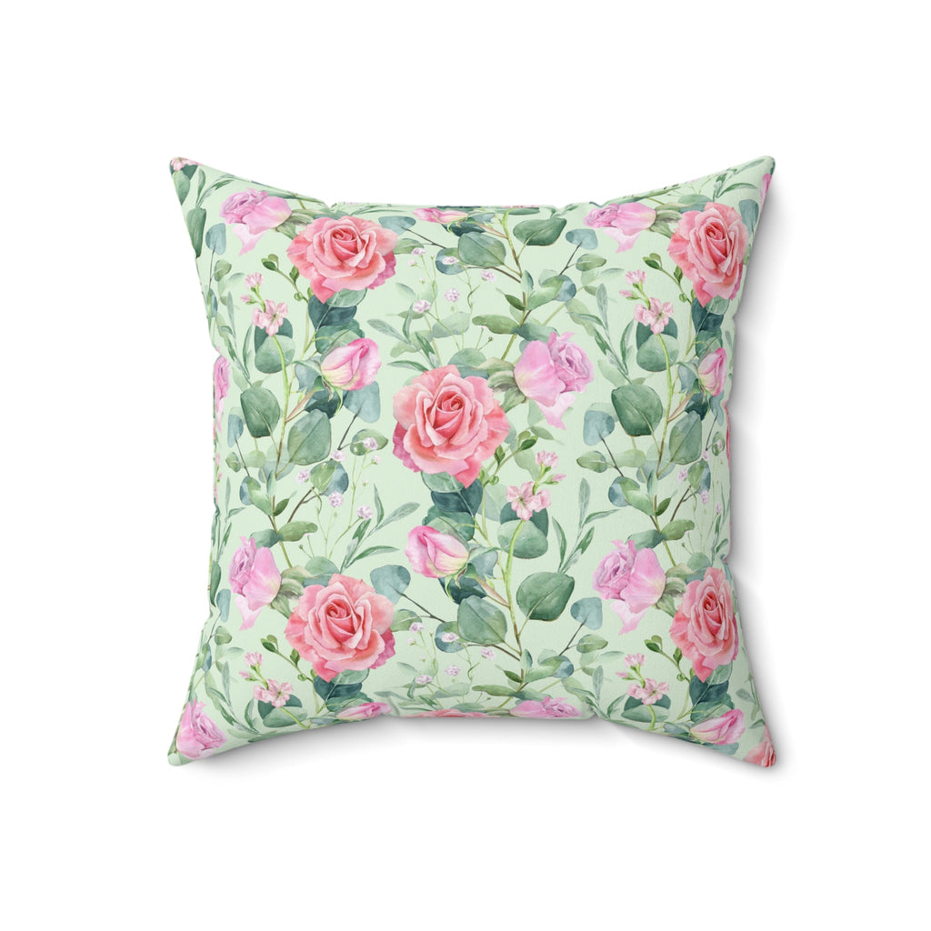 Bookish Jane Austen Pillow for Romance Reader: Floral Cottagecore Pillow for Her - Opal and June