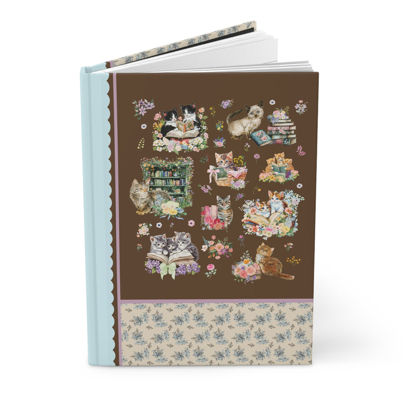 Bookish Kitten Notebook - Opal and June
