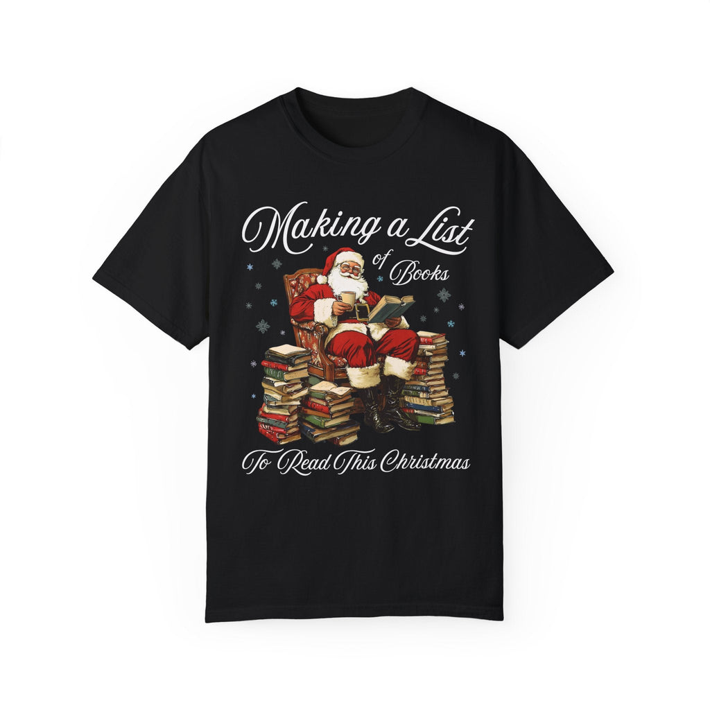 Bookish Santa Tee Shirt for School Librarian - Opal and June