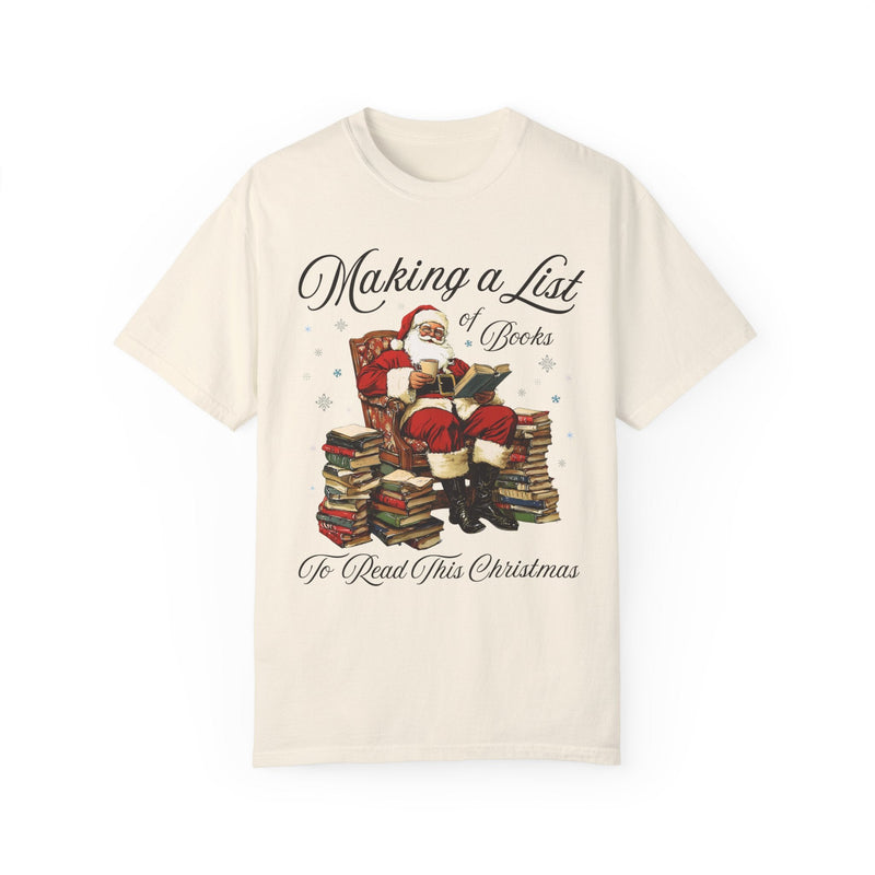 Bookish Santa Tee Shirt for School Librarian - Opal and June