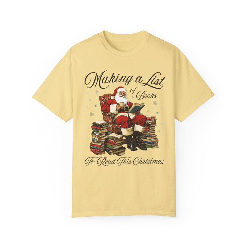 Bookish Santa Tee Shirt for School Librarian - Opal and June