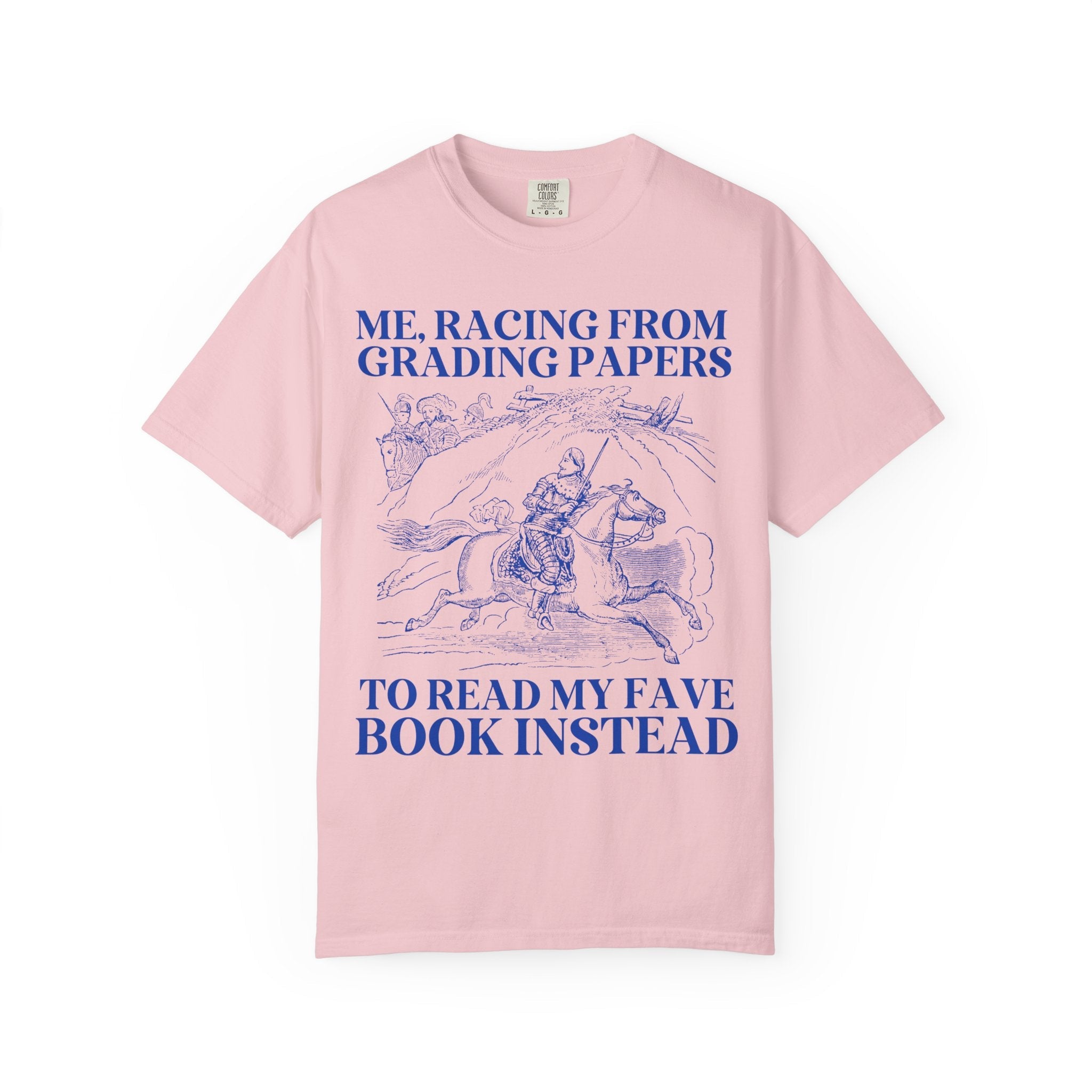 Bookish Teacher Tee Shirt with Funny Saying, High School Teacher Shirt, Funny Sarcastic Grading Tee for Junior High Teacher Who Loves Books - Opal and June