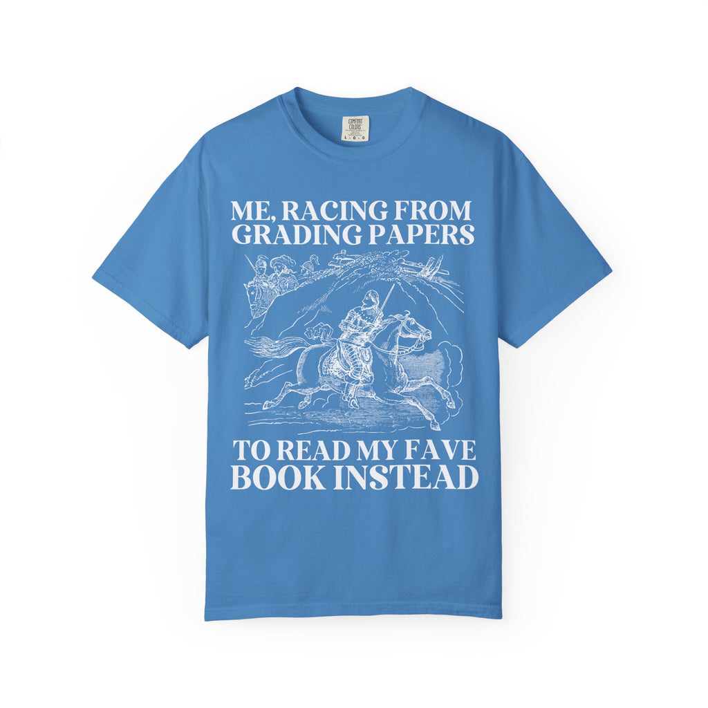 Bookish Teacher Tee Shirt with Funny Saying, High School Teacher Shirt, Funny Sarcastic Grading Tee for Junior High Teacher Who Loves Books - Opal and June