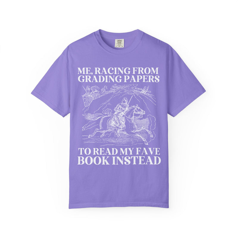 Bookish Teacher Tee Shirt with Funny Saying, High School Teacher Shirt, Funny Sarcastic Grading Tee for Junior High Teacher Who Loves Books - Opal and June