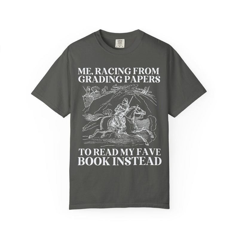 Bookish Teacher Tee Shirt with Funny Saying, High School Teacher Shirt, Funny Sarcastic Grading Tee for Junior High Teacher Who Loves Books - Opal and June