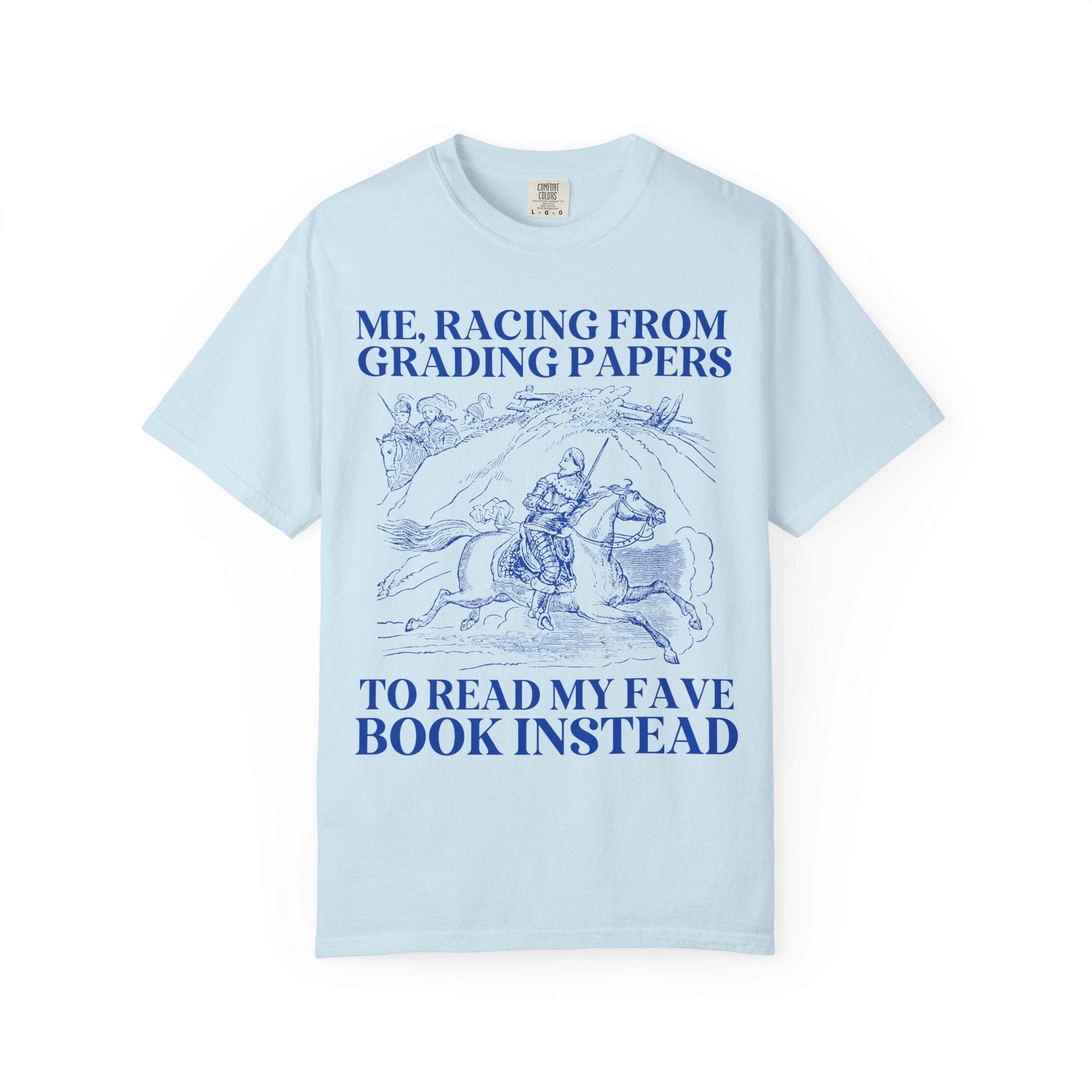 Bookish Teacher Tee Shirt with Funny Saying, High School Teacher Shirt, Funny Sarcastic Grading Tee for Junior High Teacher Who Loves Books - Opal and June