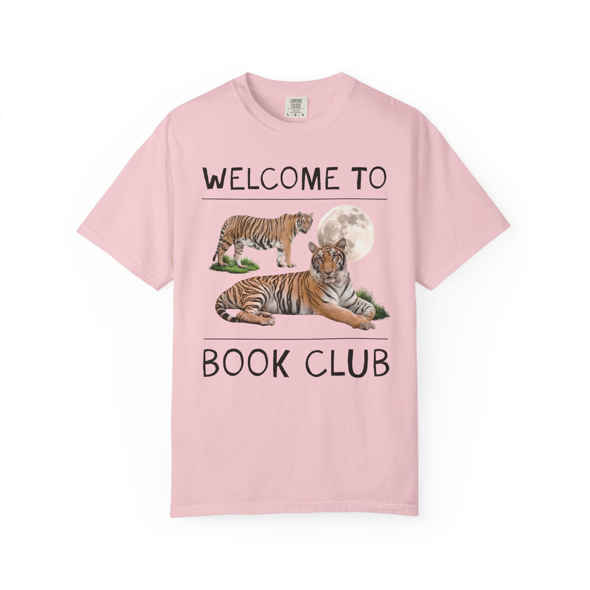 Bookish Tiger Tee Shirt: Welcome to Book Club - Opal and June