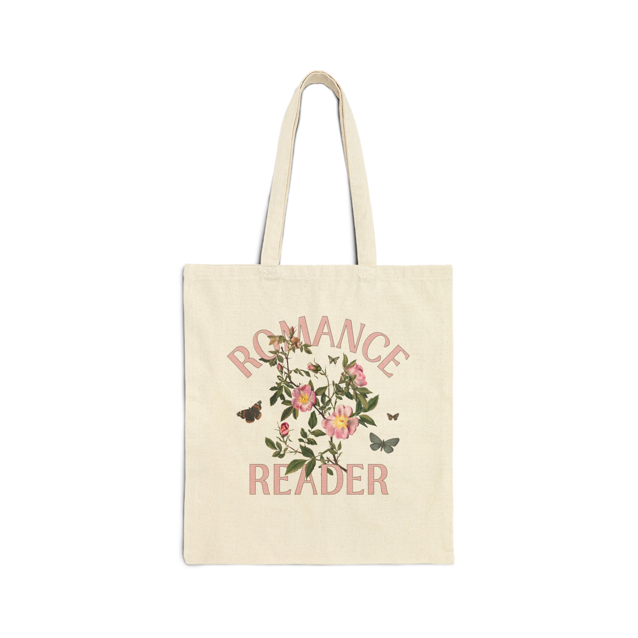 Bookish Tote Bag for Romance Reader | Cottagecore Butterfly Tote Bag - Opal and June