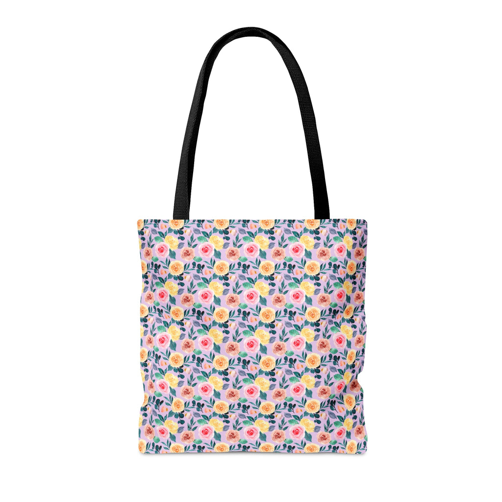 Bookish Tote Bag: Read Banned Books | Support Your Library, Tote for Reader, Book Lover Gift, Vintage Aesthetic Tote with Colorful Flowers - Opal and June
