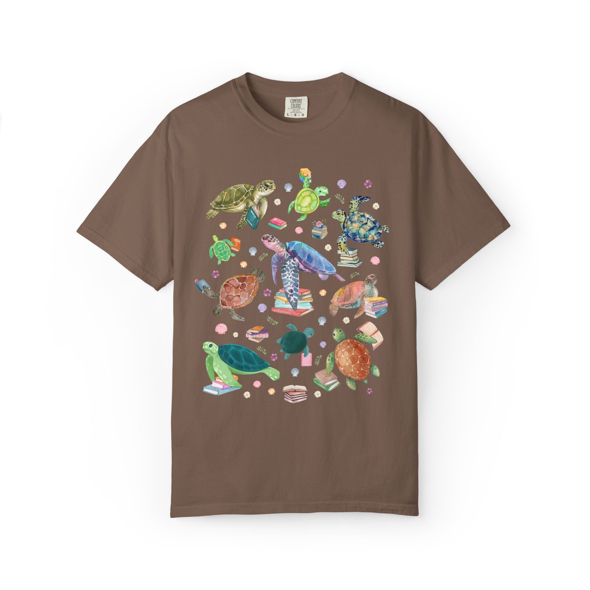 Bookish Turtle Tee Shirt - Opal and June