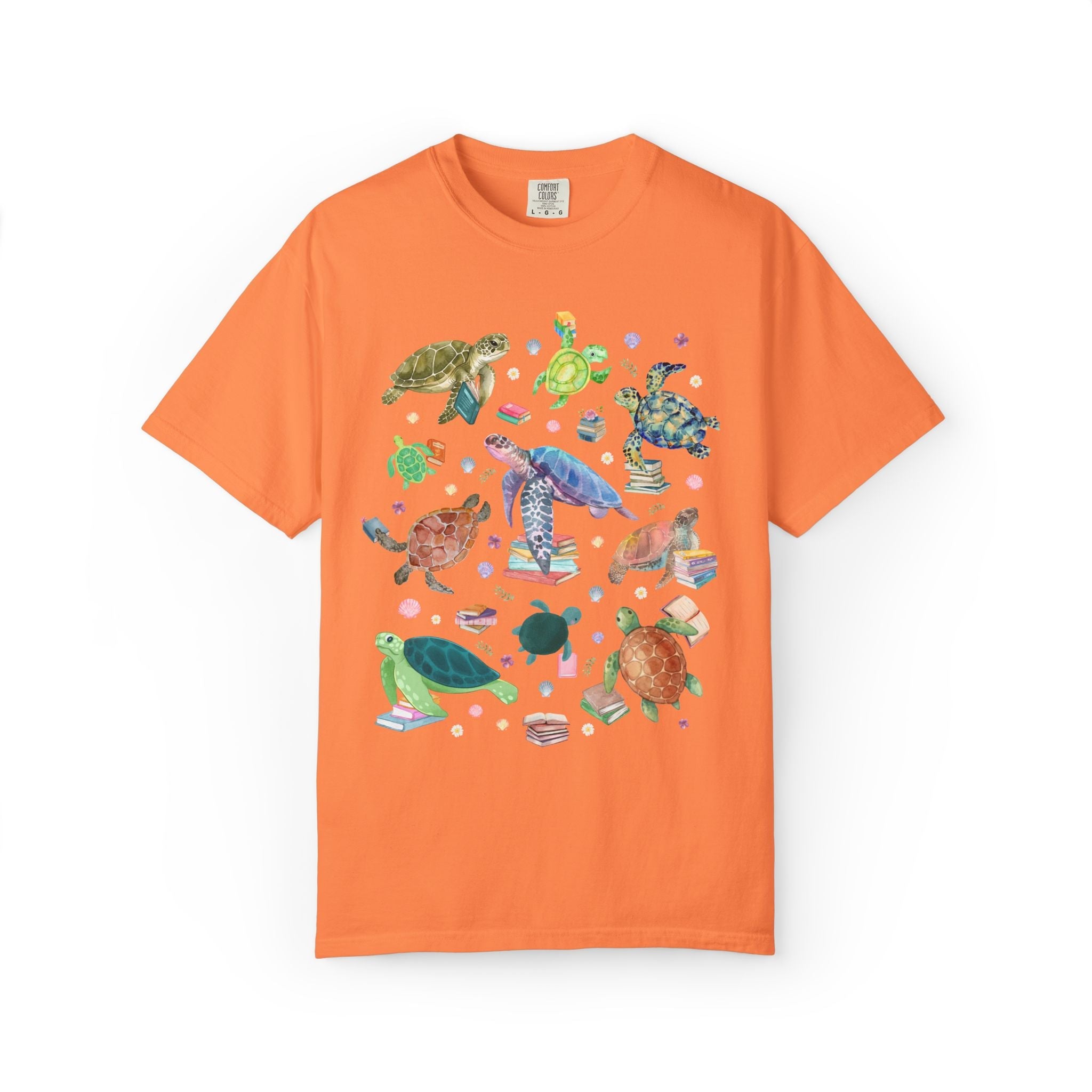 Bookish Turtle Tee Shirt - Opal and June