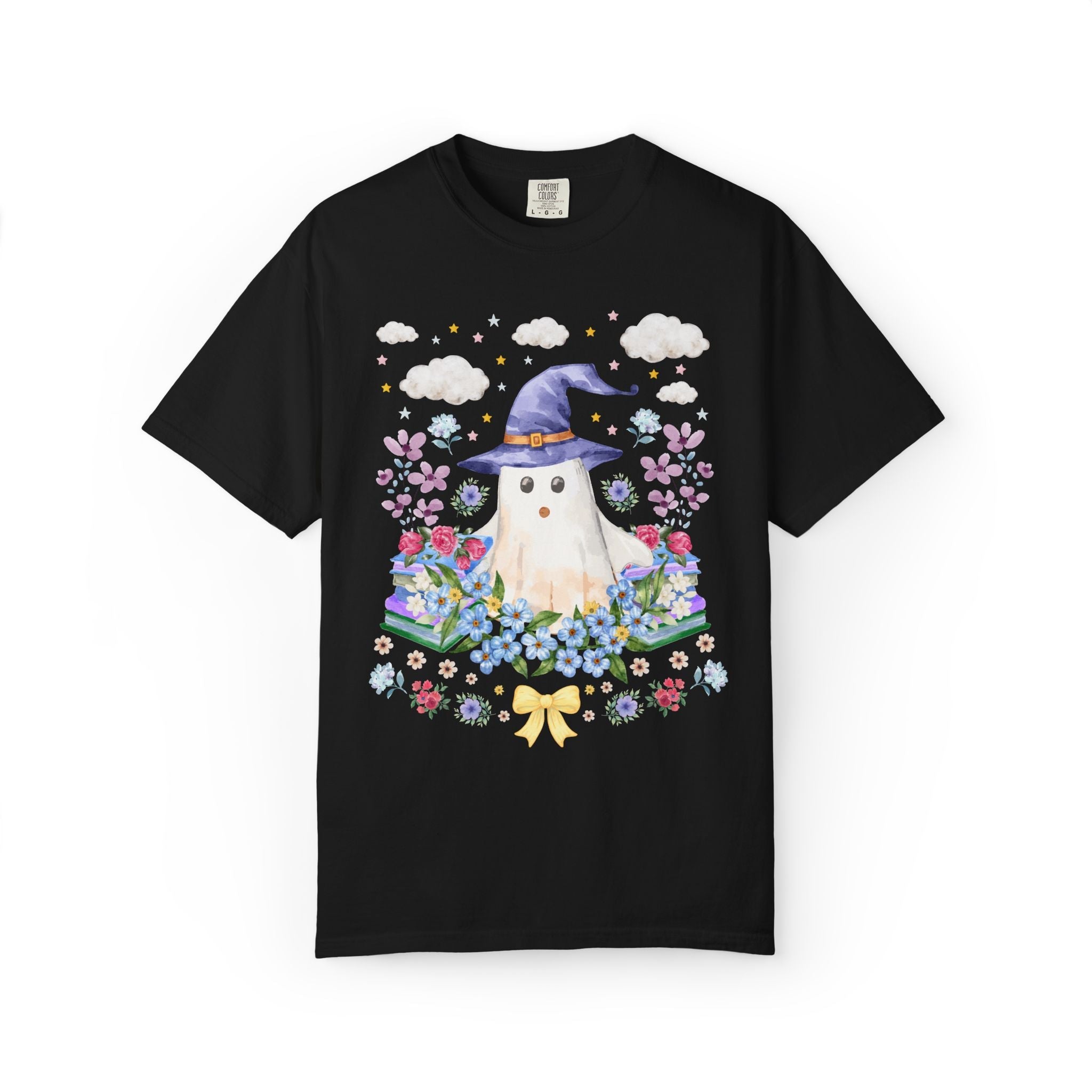Bookish Wildflower Ghost Tee Shirt - Opal and June