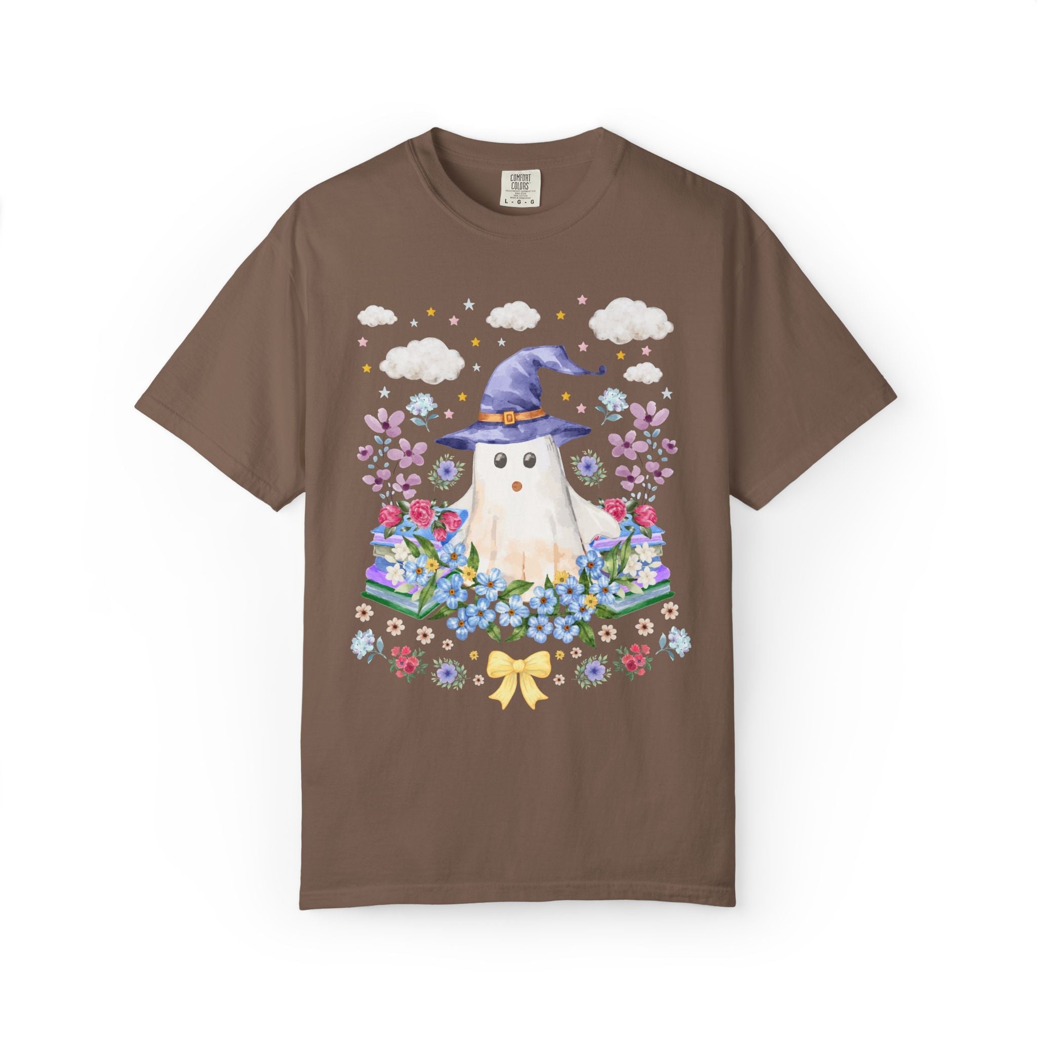Bookish Wildflower Ghost Tee Shirt - Opal and June