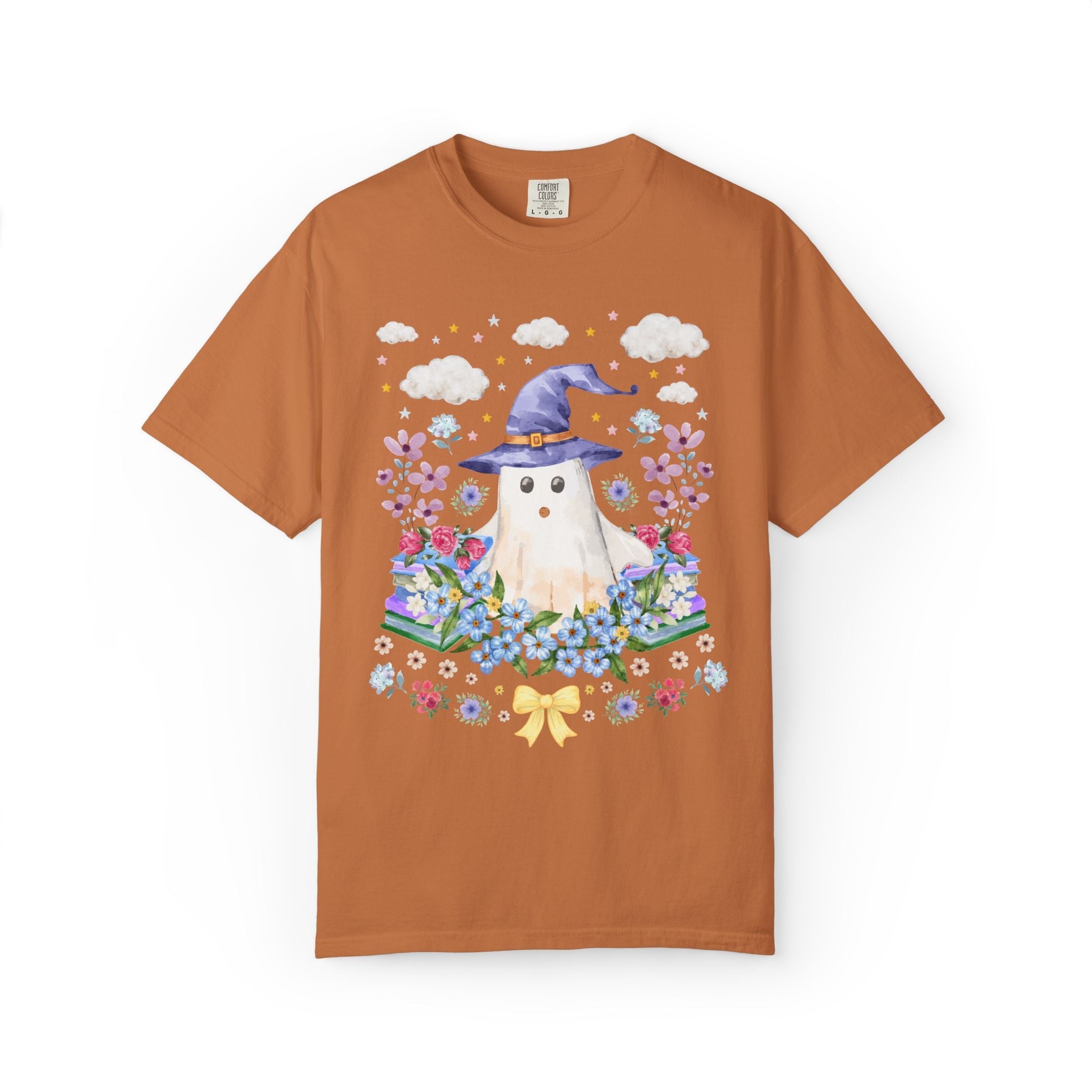 Bookish Wildflower Ghost Tee Shirt - Opal and June