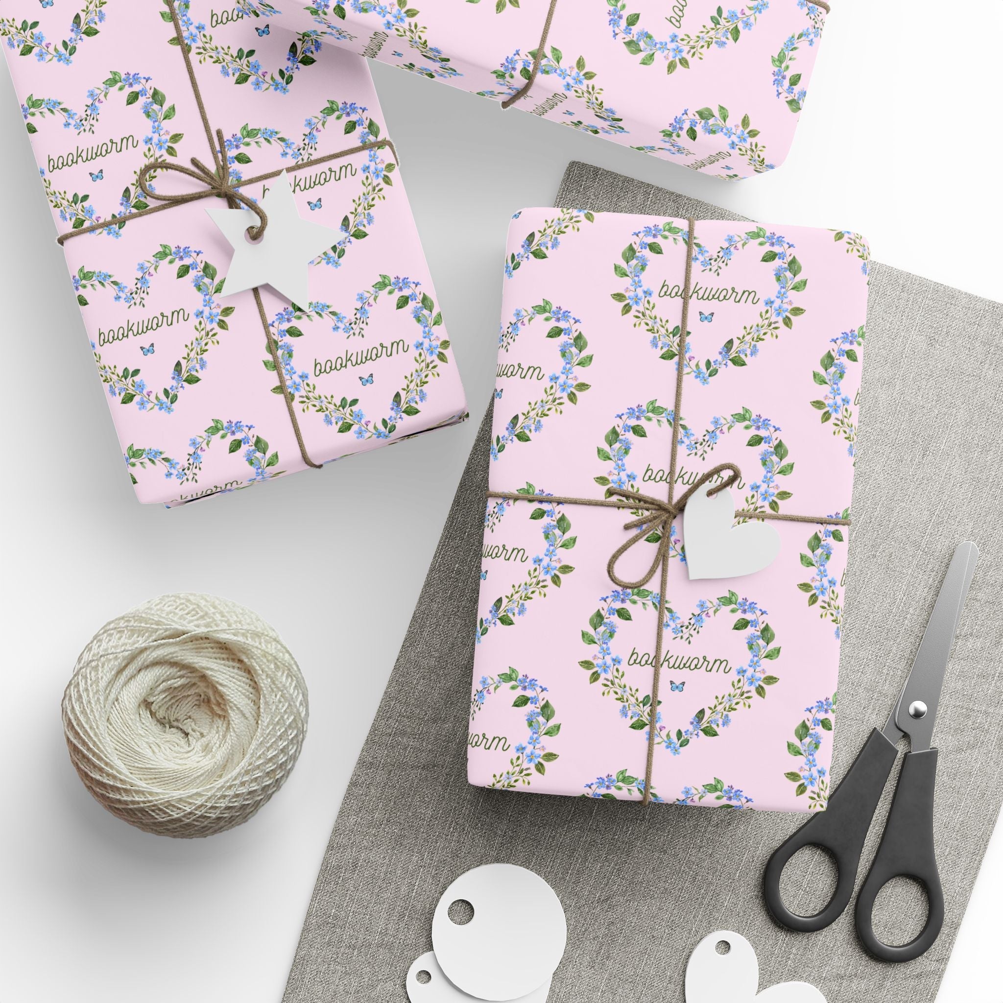 Bookworm Wrapping Paper - Opal and June