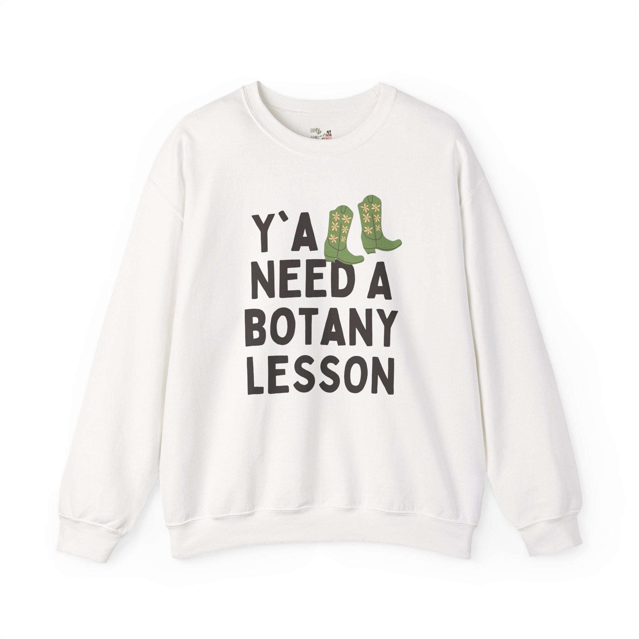 Botany Science Teacher Sweatshirt for Middle School Science Teacher or High School Teacher, Science Major Teaching Assistant, Plant Biology - Opal and June