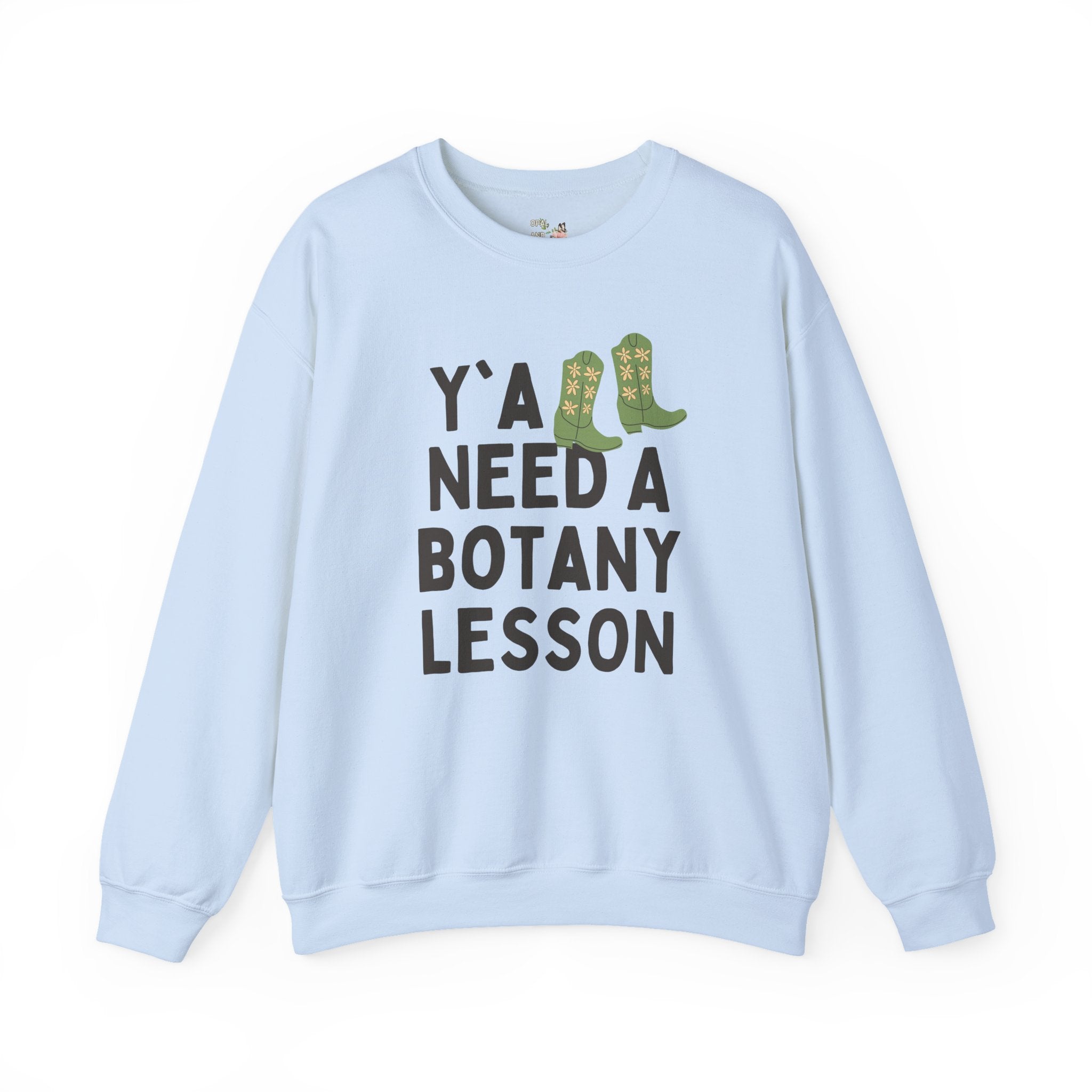 Botany Science Teacher Sweatshirt for Middle School Science Teacher or High School Teacher, Science Major Teaching Assistant, Plant Biology - Opal and June