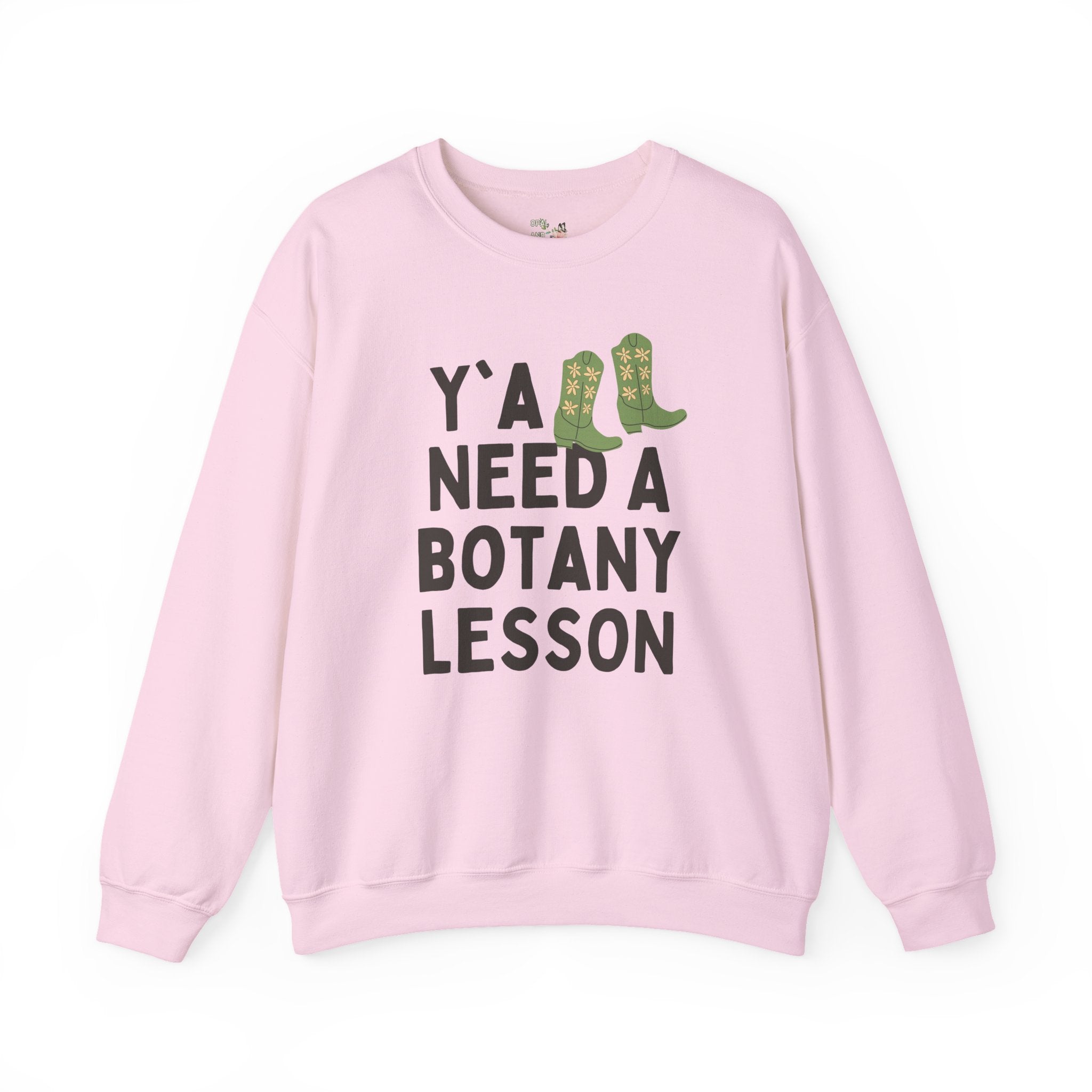 Botany Science Teacher Sweatshirt for Middle School Science Teacher or High School Teacher, Science Major Teaching Assistant, Plant Biology - Opal and June