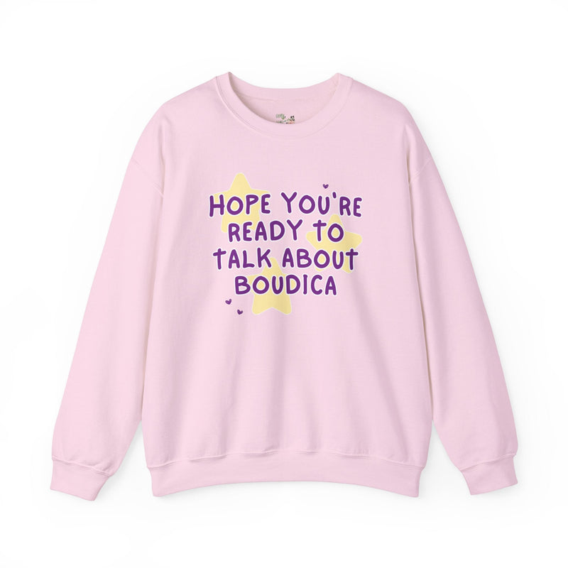 Boudica European History Sweatshirt, Women's History Shirt, Famous Queens, Ancient British Iceni History Major Gift, Social Studies Teacher - Opal and June