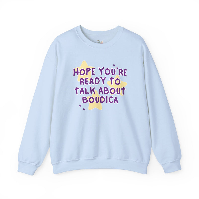 Boudica European History Sweatshirt, Women's History Shirt, Famous Queens, Ancient British Iceni History Major Gift, Social Studies Teacher - Opal and June