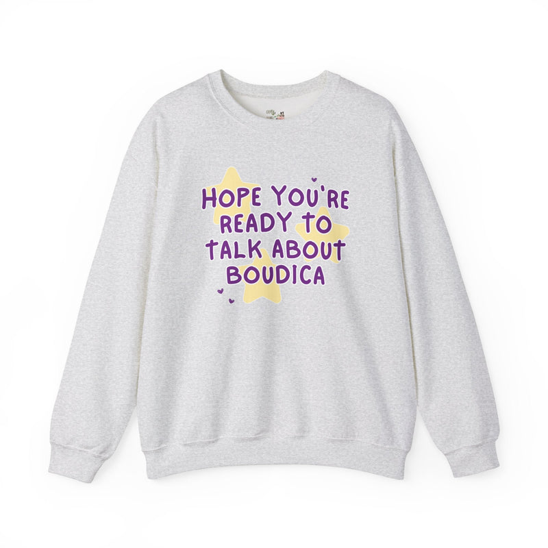 Boudica European History Sweatshirt, Women's History Shirt, Famous Queens, Ancient British Iceni History Major Gift, Social Studies Teacher - Opal and June