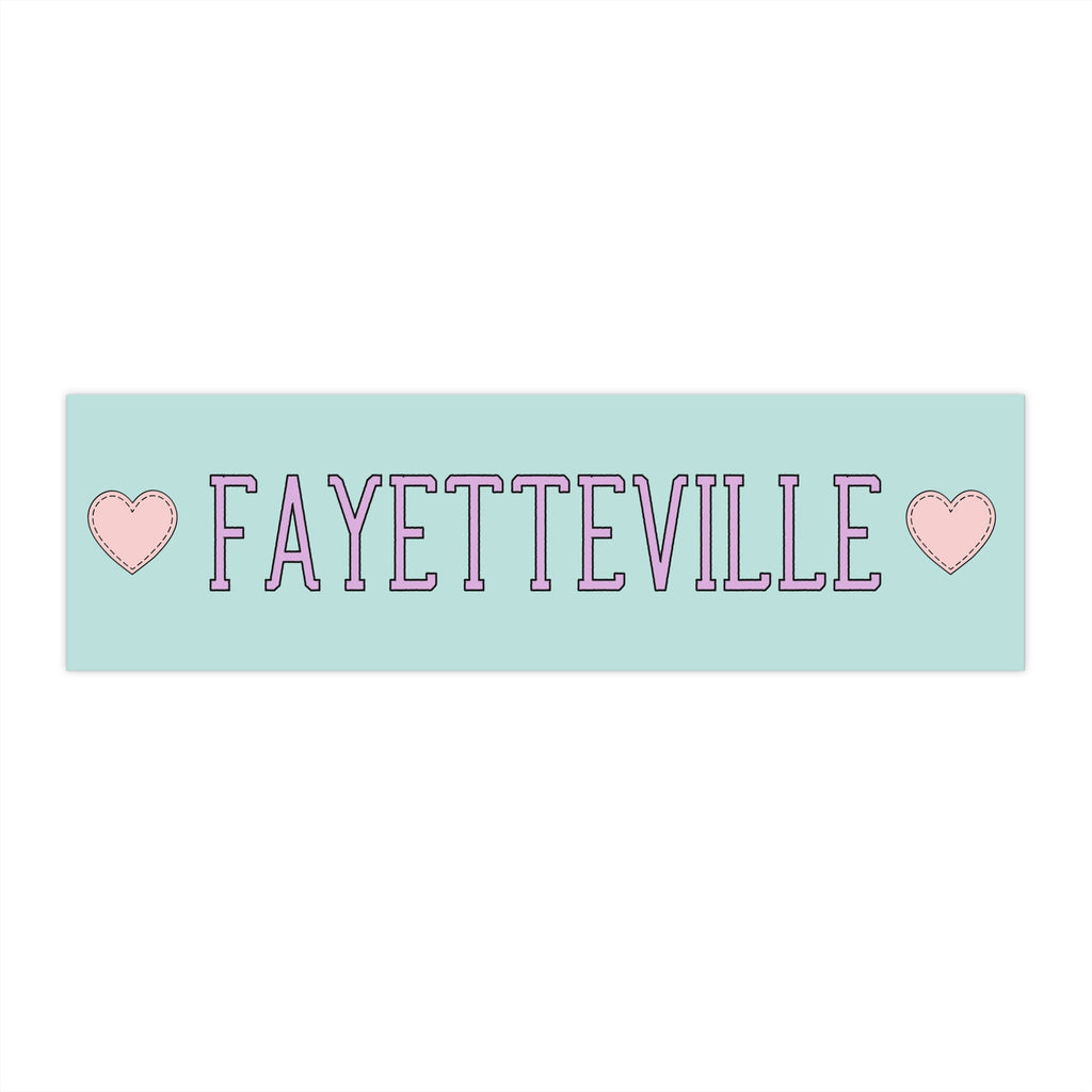 Bumper Sticker: Fayetteville, Arkansas - Opal and June