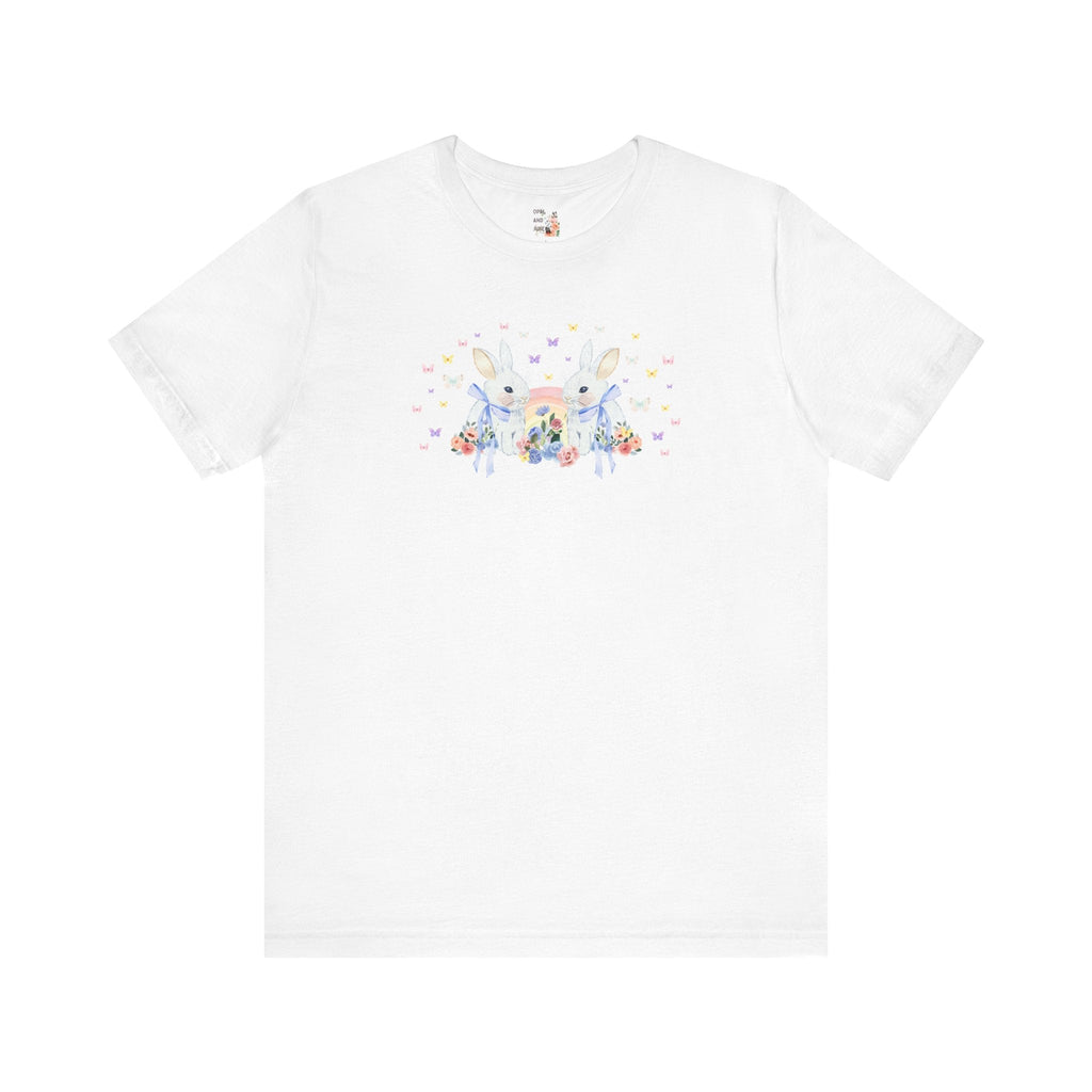 Bunnies with Butterflies Tee - Opal and June