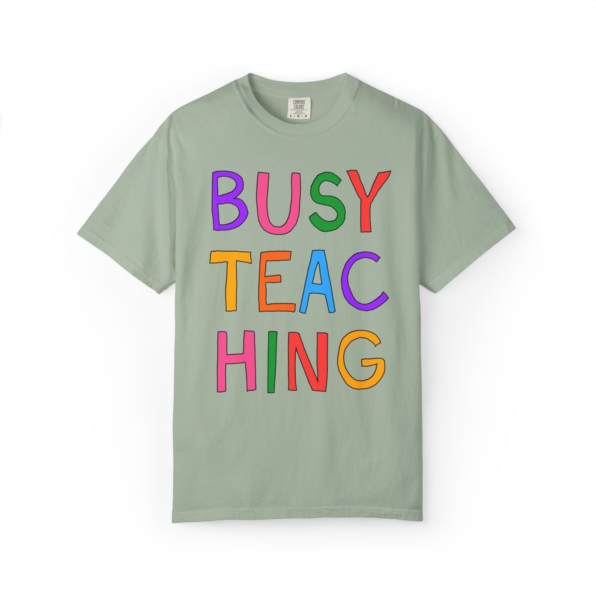 Busy Teaching Tee - Opal and June
