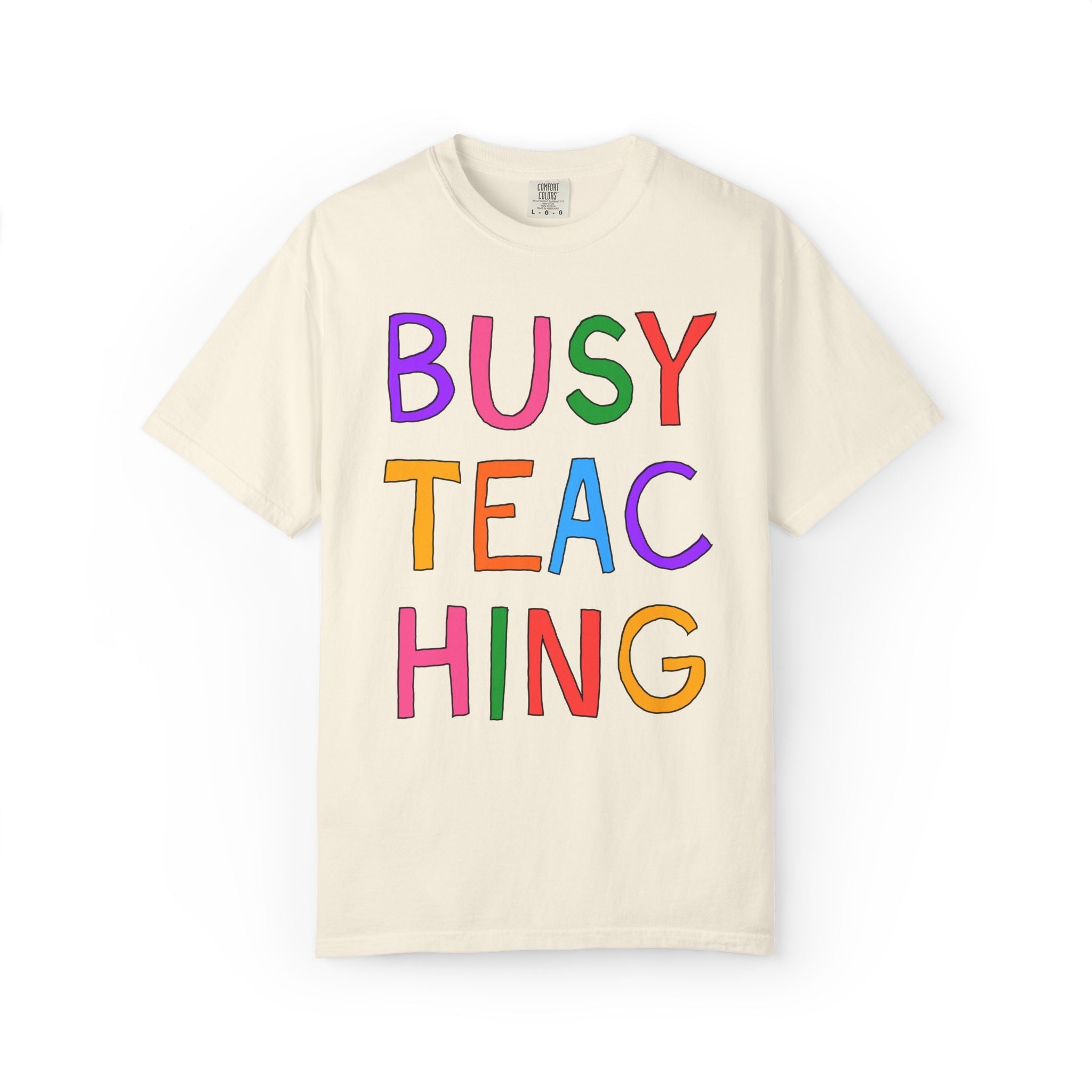 Busy Teaching Tee - Opal and June