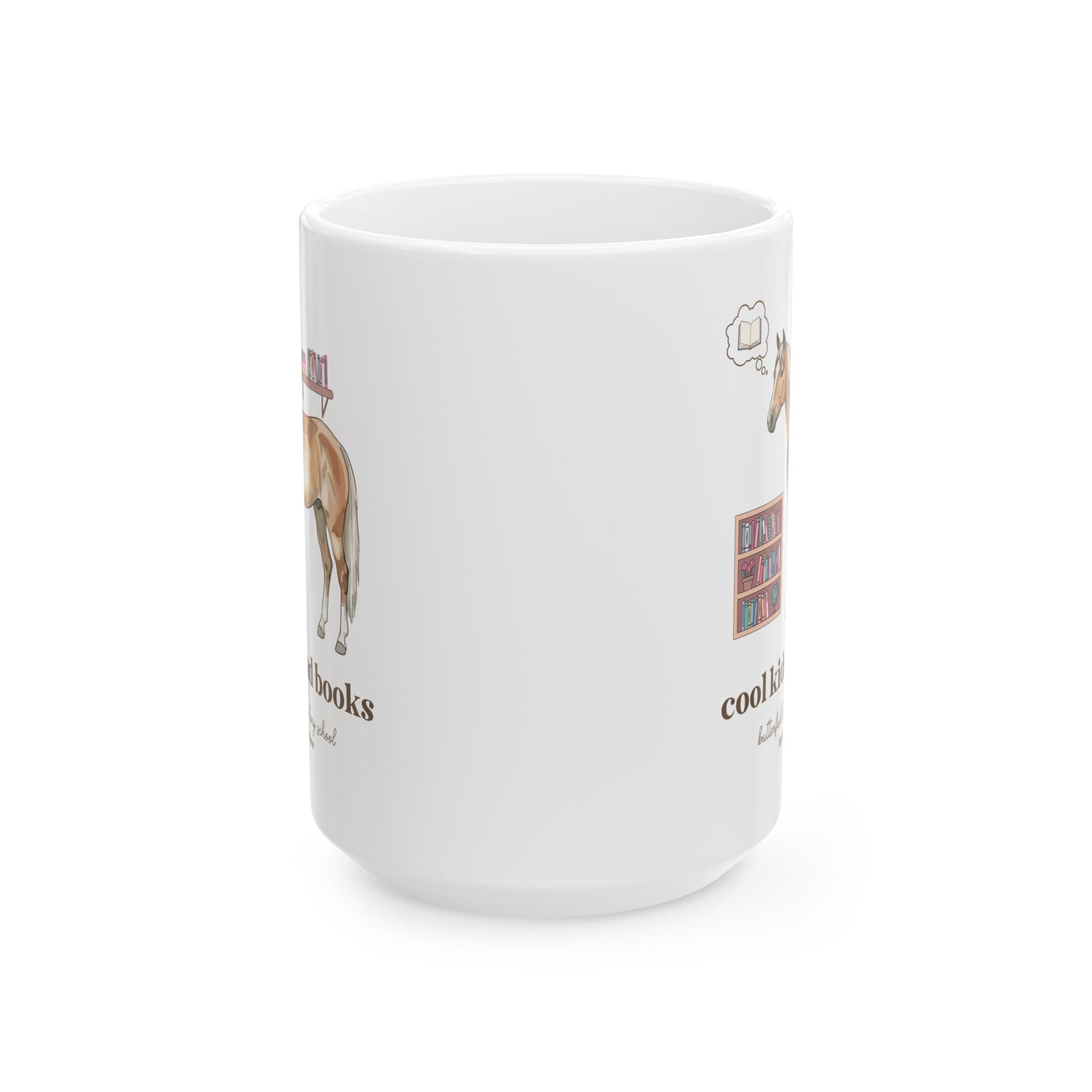 Butterfield Trail Elementary School 15 Oz Coffee Mug: Cool Kids Read Books - Opal and June