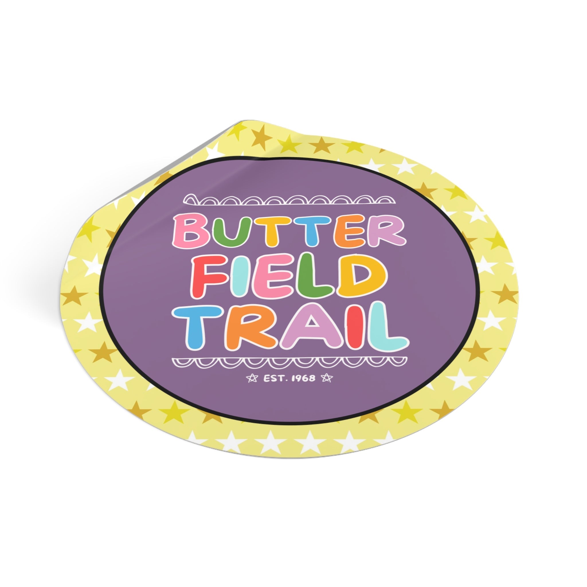 Butterfield Trail Elementary Sticker: Rainbow Letters - Opal and June