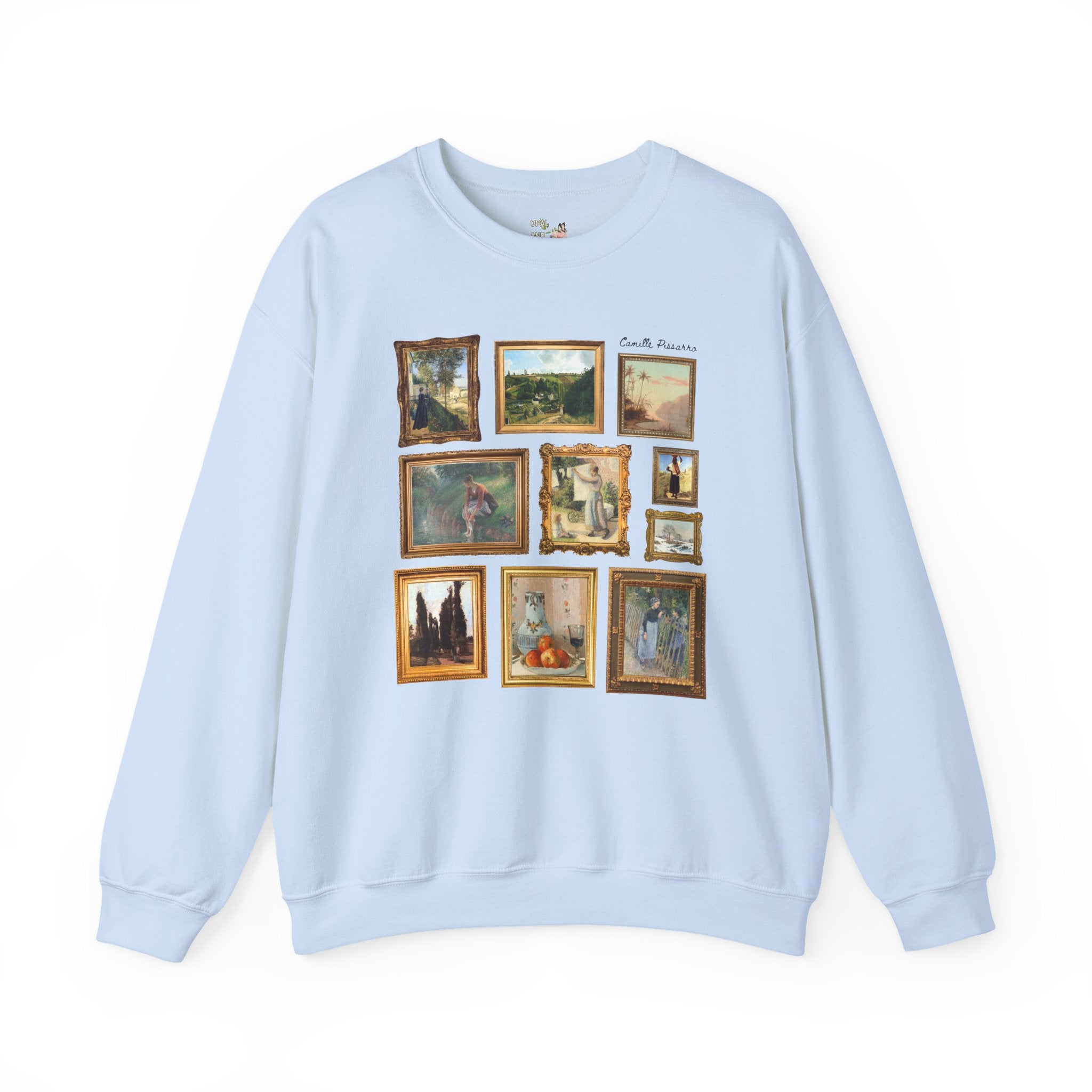 Camille Pissarro Art History Sweatshirt: Famous Impressionist Paintings, Post - Impressionist Art, 19th Century Art, Humanites Major Present - Opal and June