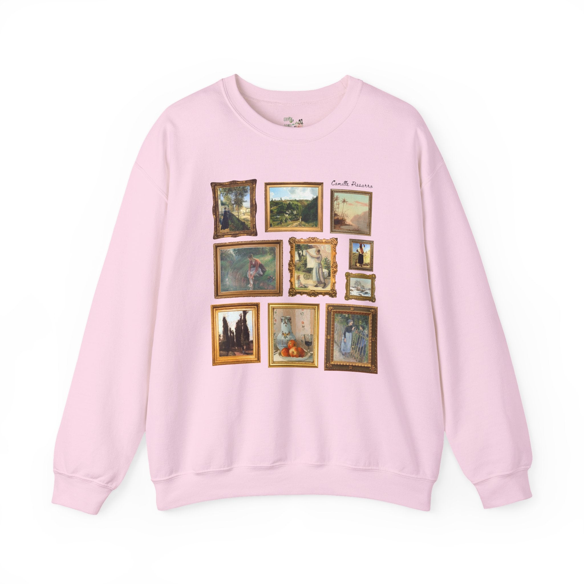 Camille Pissarro Art History Sweatshirt: Famous Impressionist Paintings, Post - Impressionist Art, 19th Century Art, Humanites Major Present - Opal and June