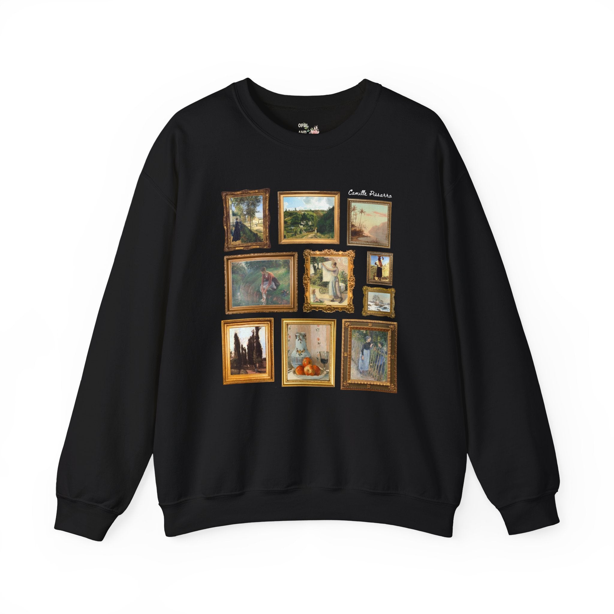 Camille Pissarro Art History Sweatshirt: Famous Impressionist Paintings, Post - Impressionist Art, 19th Century Art, Humanites Major Present - Opal and June