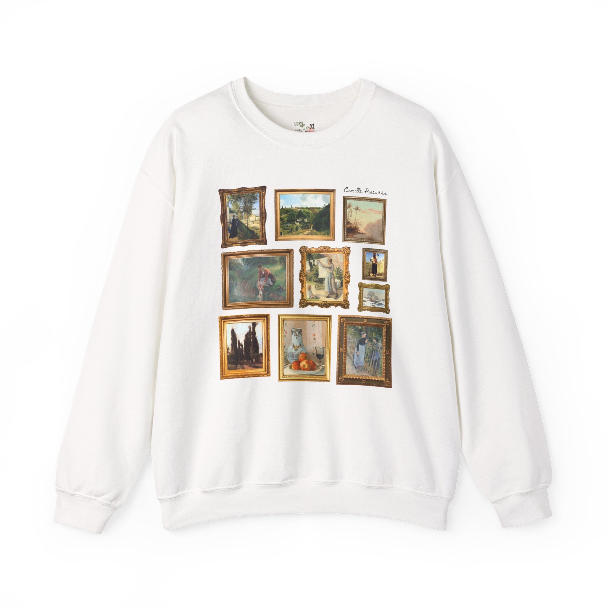Camille Pissarro Art History Sweatshirt: Famous Impressionist Paintings, Post - Impressionist Art, 19th Century Art, Humanites Major Present - Opal and June