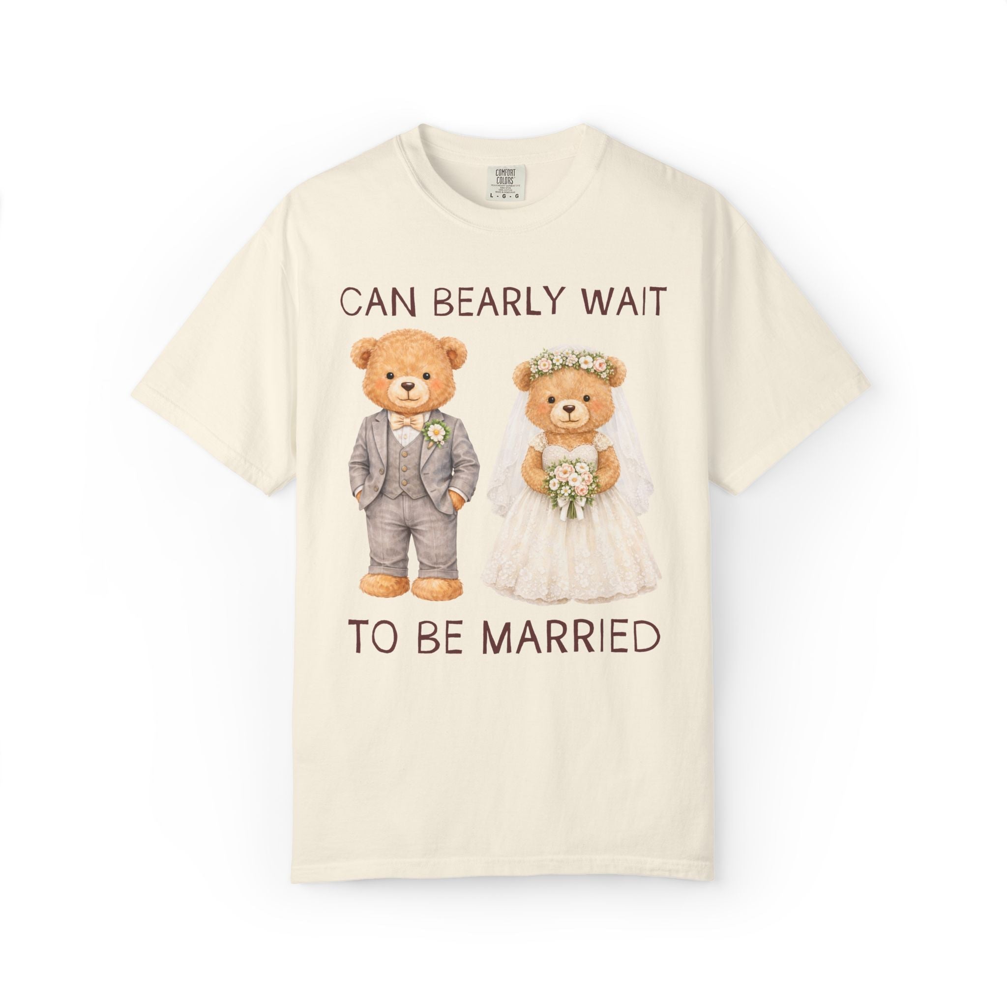 Can Bearly Wait 90s Aesthetic Bridal Party Tee - Opal and June