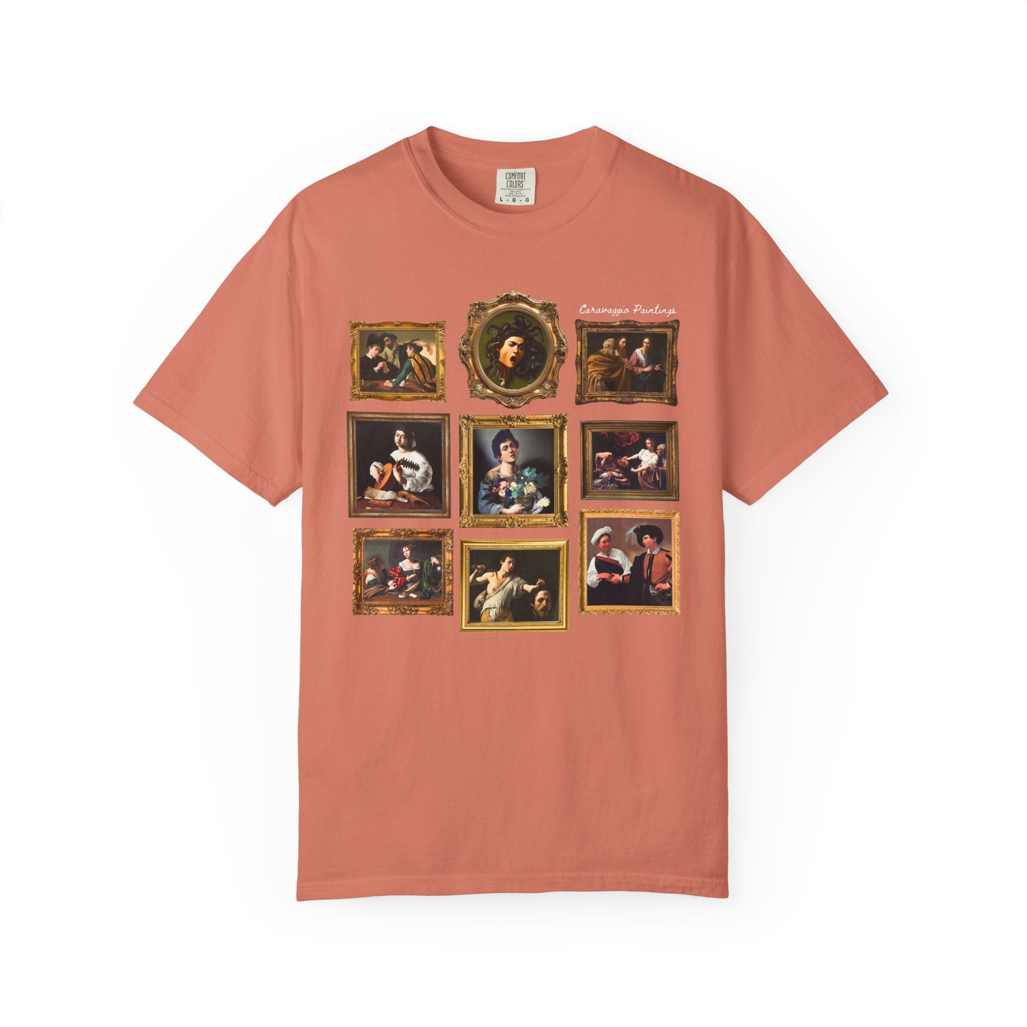 Caravaggio Paintings Art History Tee Shirt: Famous Paintings, 16th and 17th Century Italian Art Historian Gift, Baroque and Mannerism Art - Opal and June