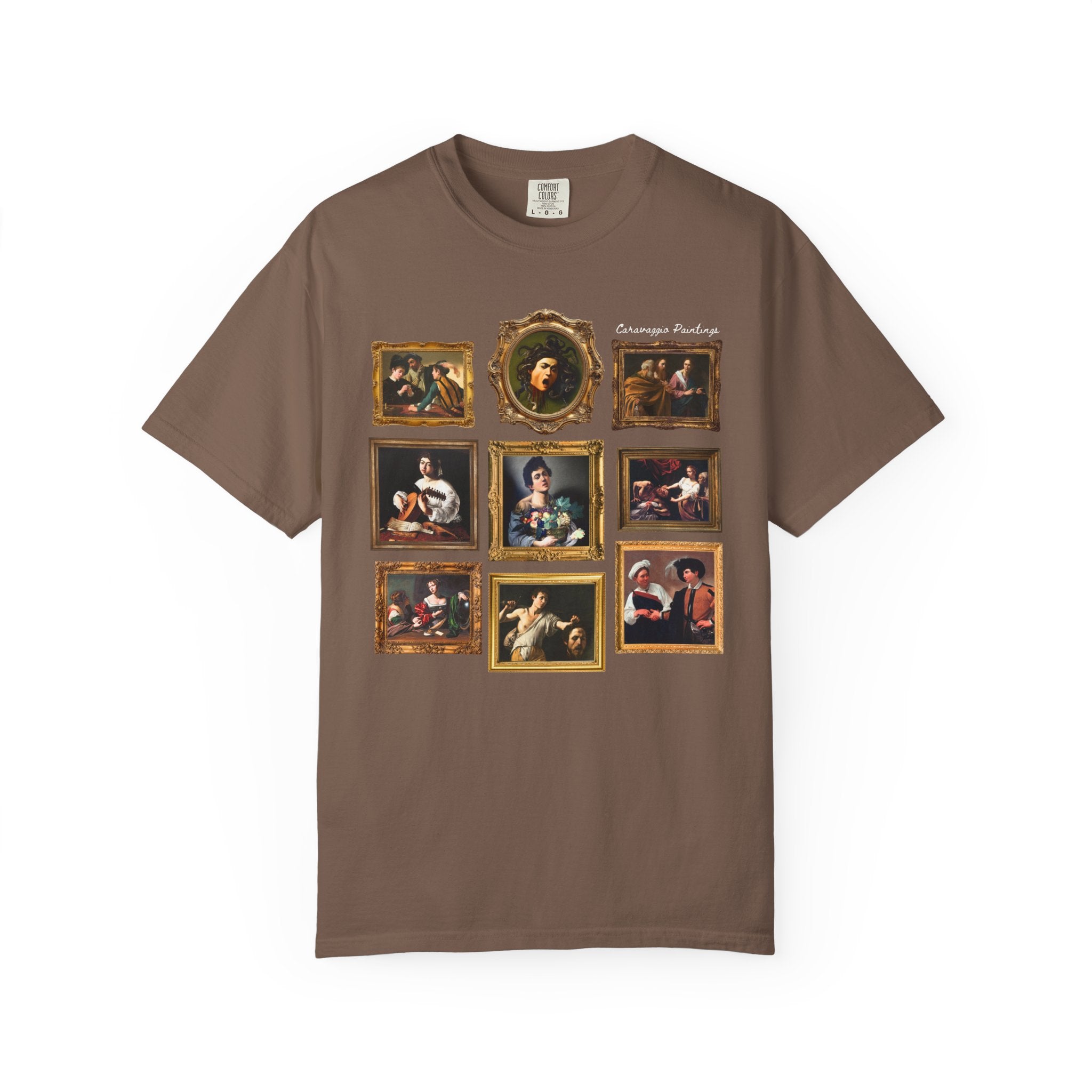 Caravaggio Paintings Art History Tee Shirt: Famous Paintings, 16th and 17th Century Italian Art Historian Gift, Baroque and Mannerism Art - Opal and June