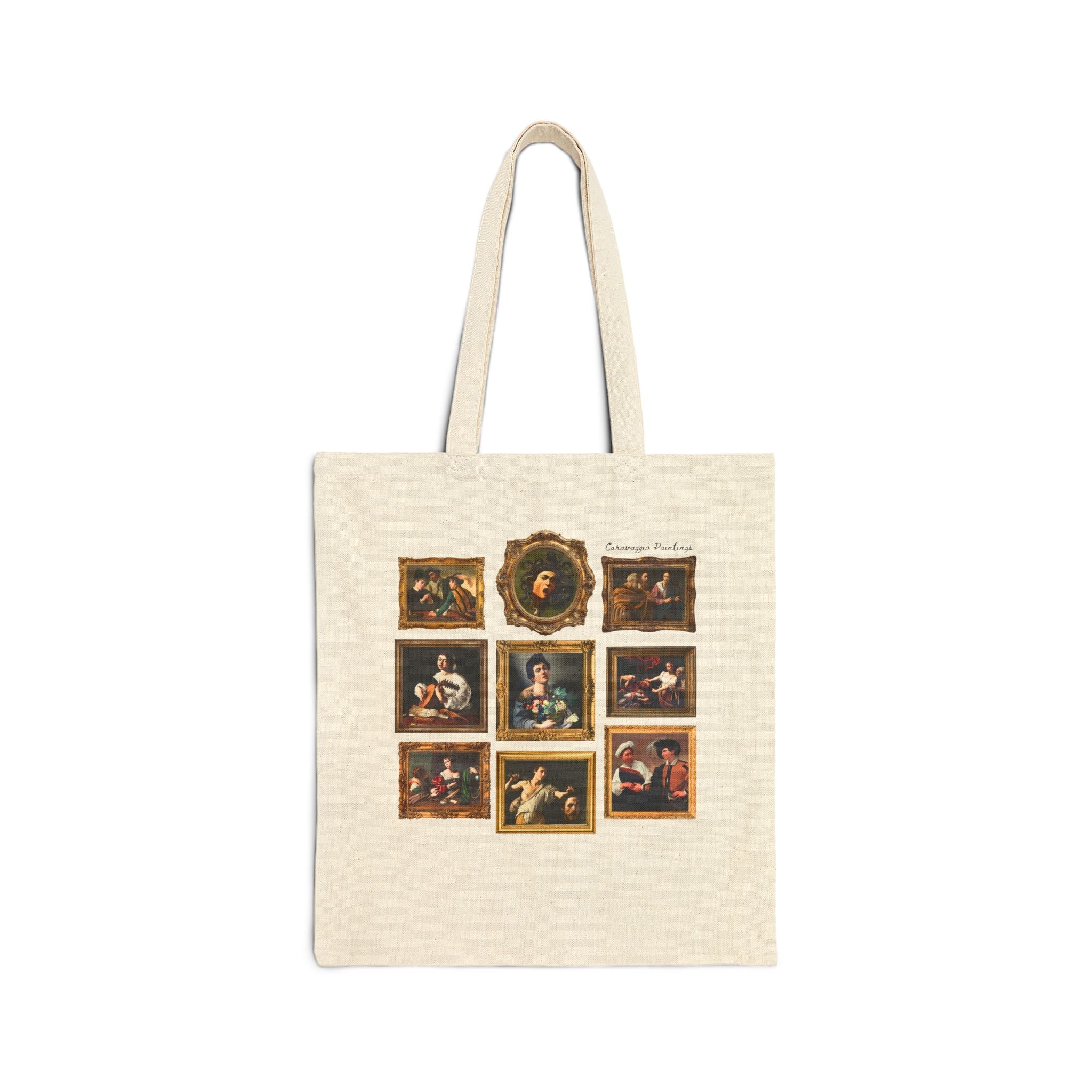 Caravaggio Paintings Art History Tote Bag: Famous Paintings, 16th and 17th Century Italian Art Historian Gift, Baroque and Mannerism Art - Opal and June