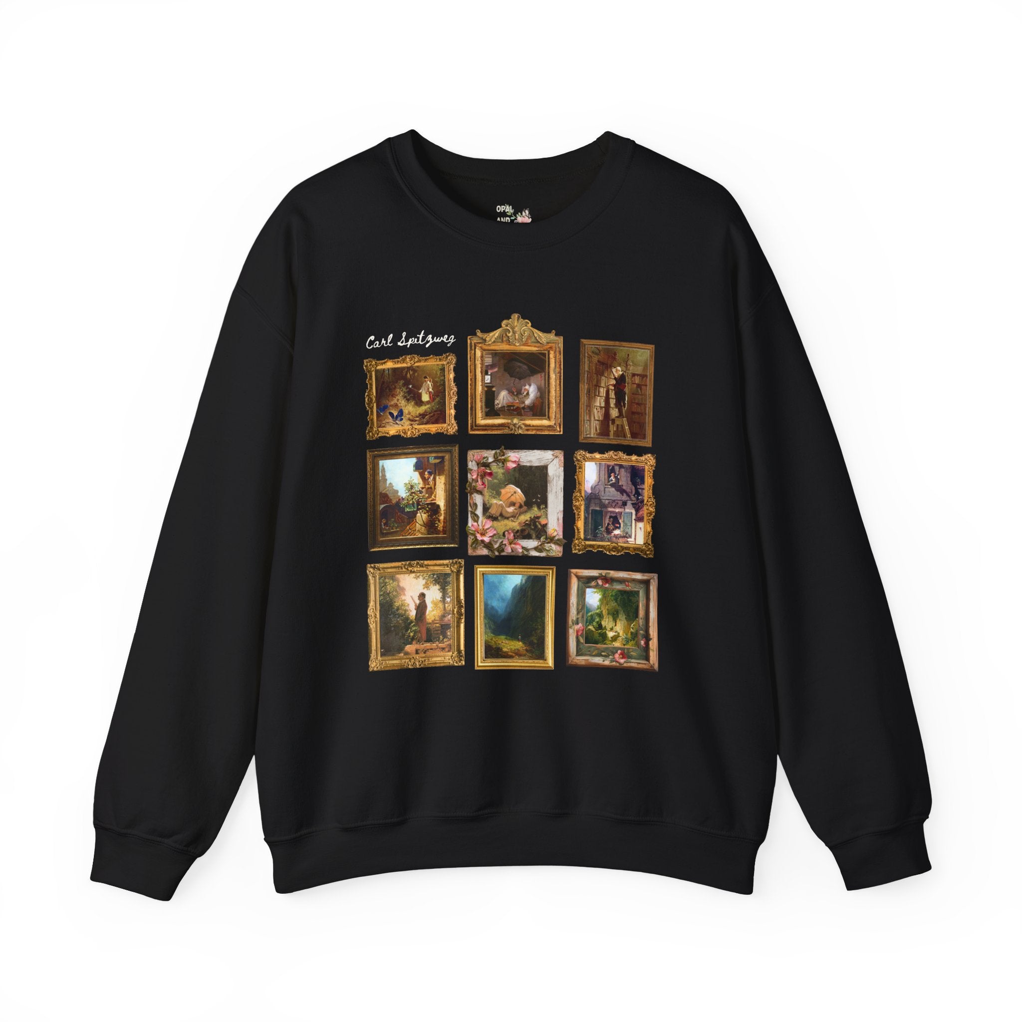 Carl Spitzweg European Art History Sweatshirt: Famous Paintings, German Romanticism Art Movement, 19th Century Artwork Humanities Major Gift - Opal and June