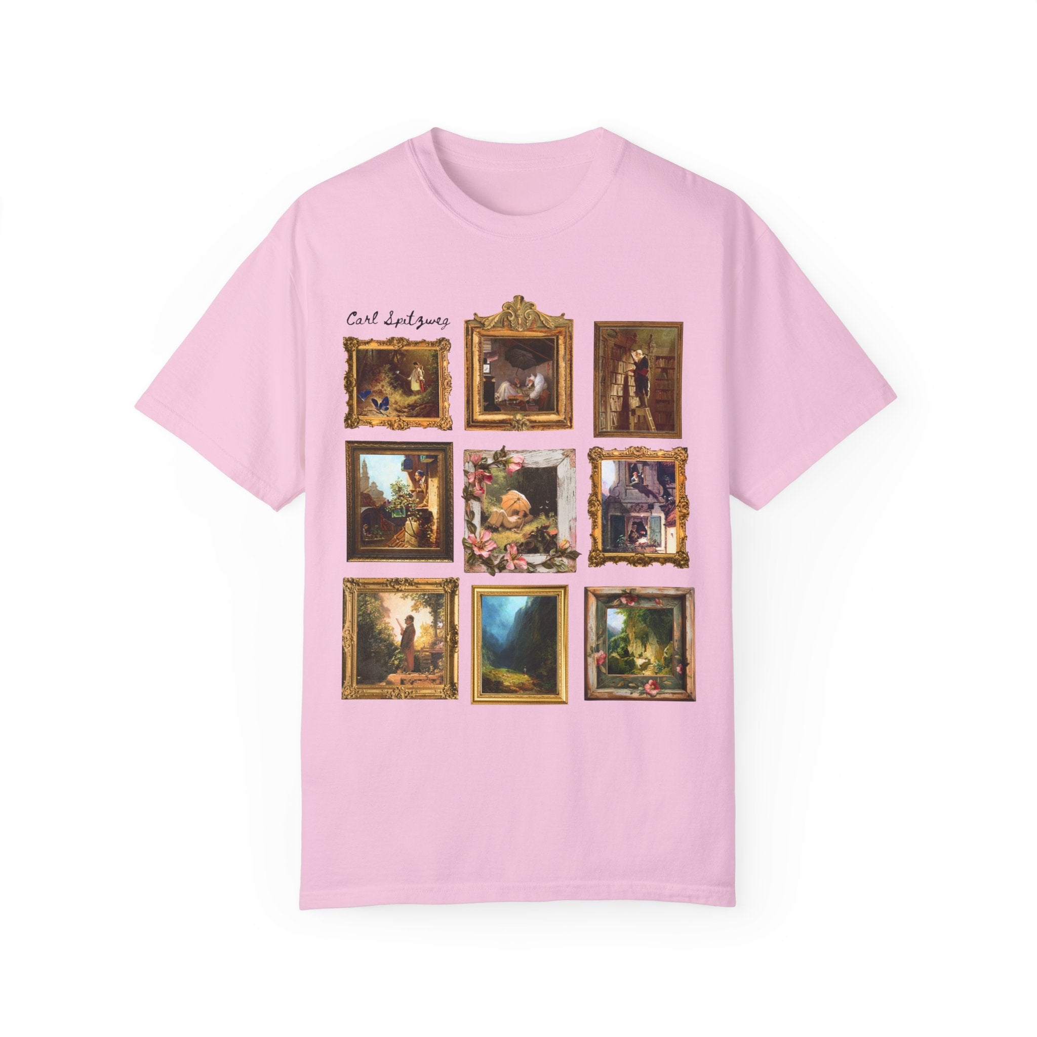 Carl Spitzweg European Art History Tee Shirt: Famous Paintings, German Romanticism Art Movement, 19th Century Artwork, Humanities Major Gift - Opal and June