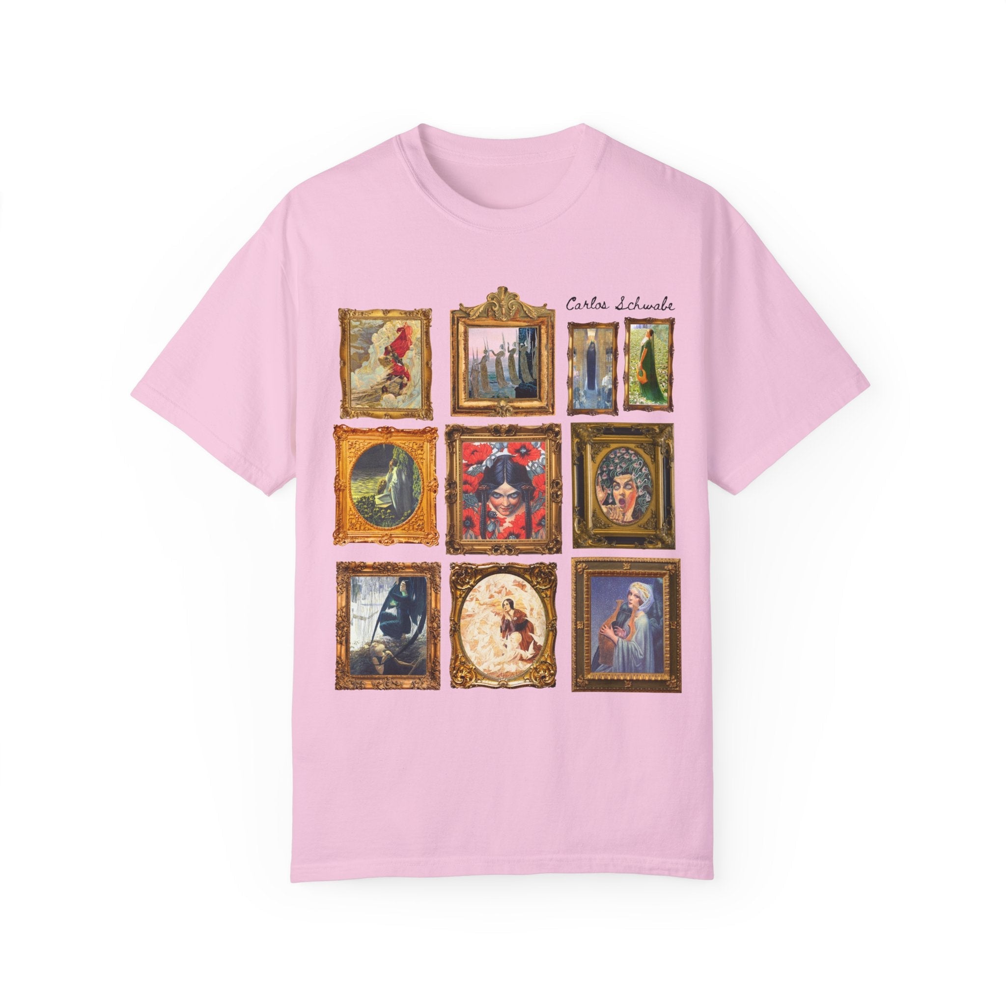 Carlos Schwabe Symbolism Art History Tee Shirt: Famous Paintings, 19th Century Mythological Art History Gift, Spooky Humanities Major Shirt - Opal and June
